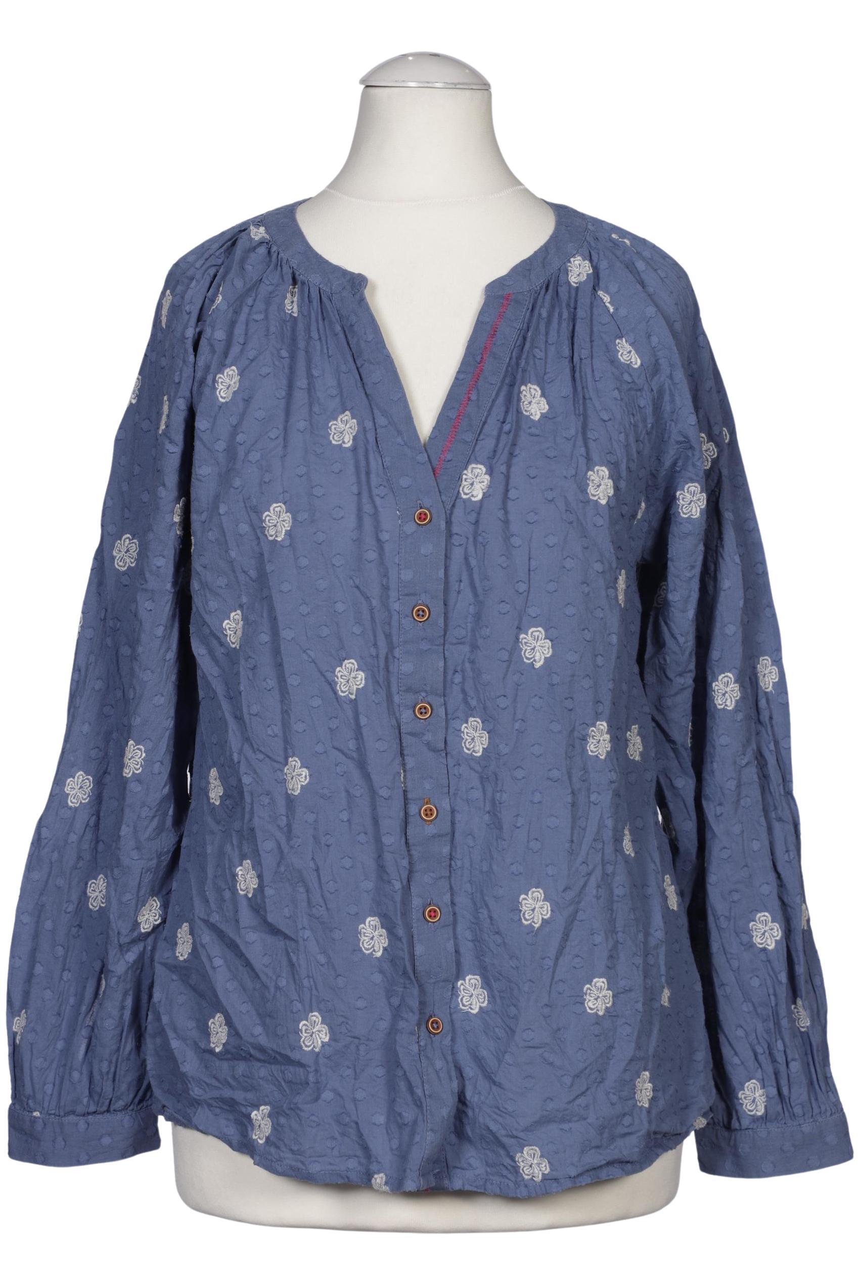 

White Stuff Damen Bluse, blau, Gr. 36