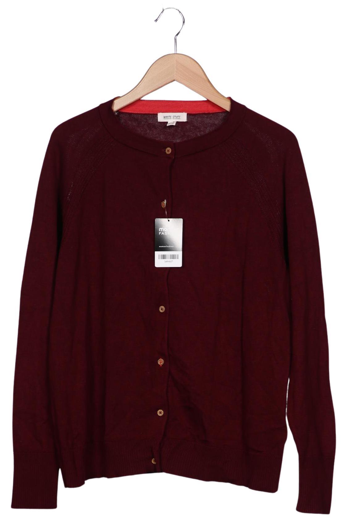 

White Stuff Damen Strickjacke, bordeaux, Gr. 46