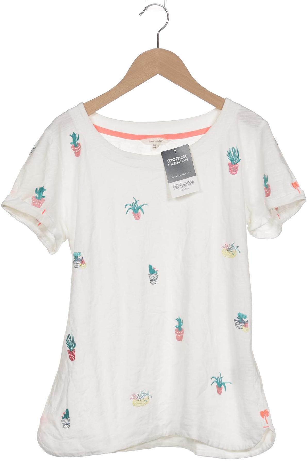 

White Stuff Damen T-Shirt, weiß, Gr. 38