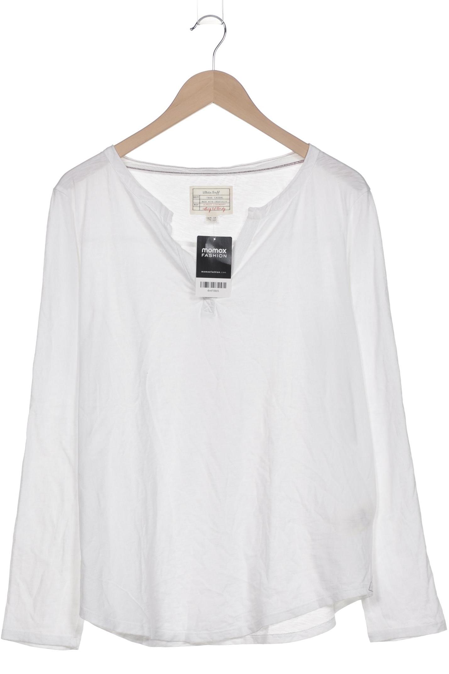 

White Stuff Damen Langarmshirt, weiß, Gr. 46