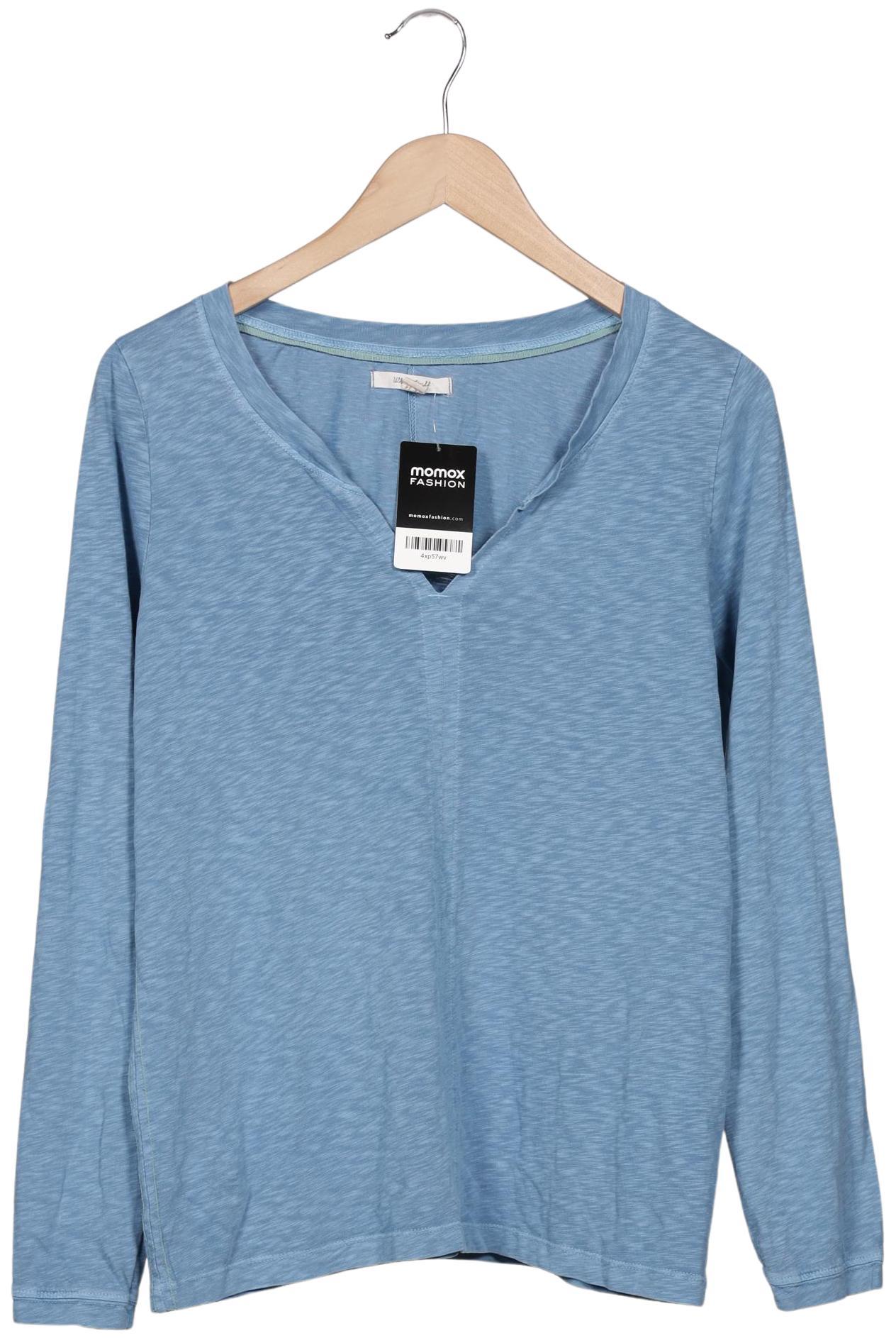 

White Stuff Damen Langarmshirt, hellblau, Gr. 42