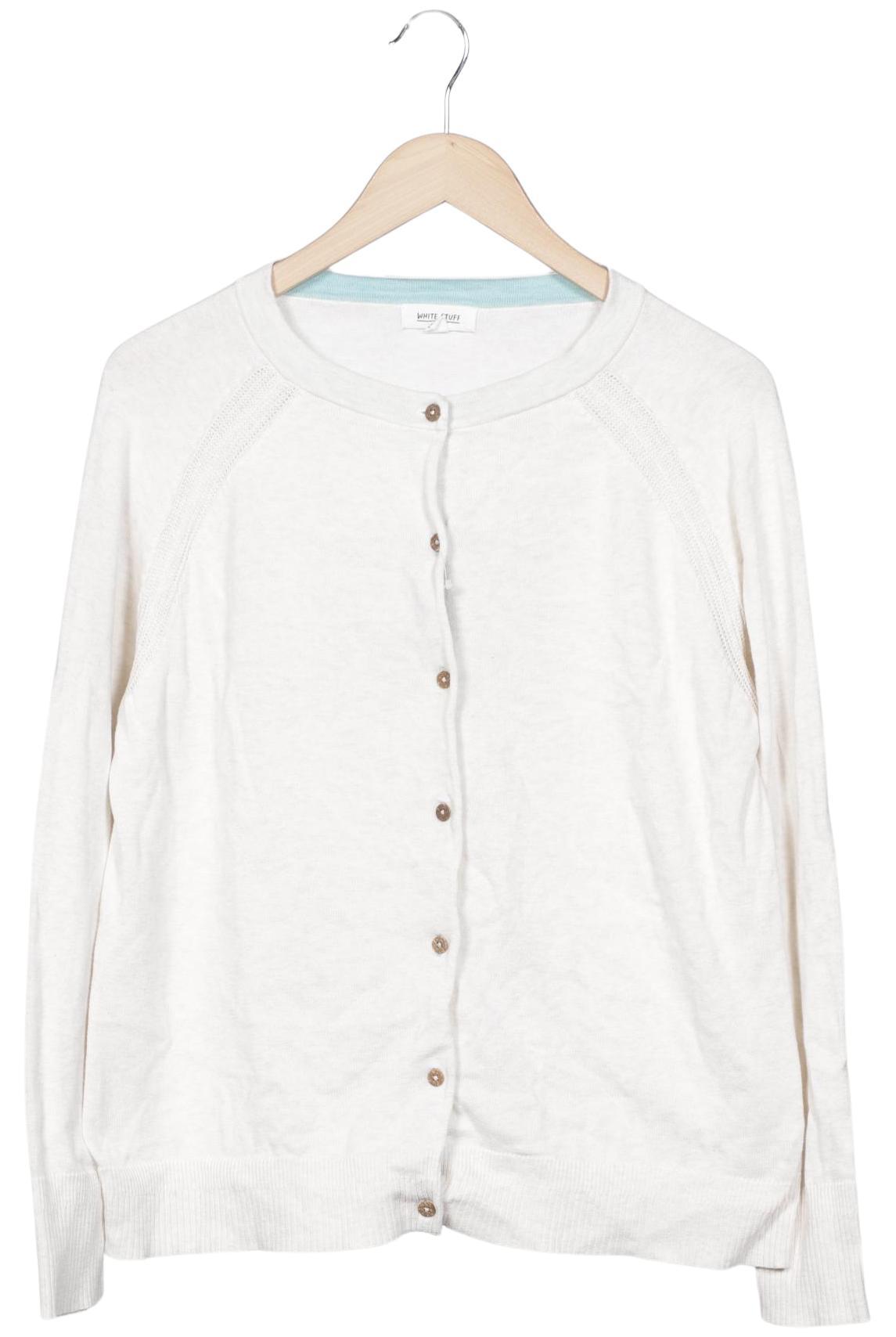 

White Stuff Damen Strickjacke, cremeweiß, Gr. 46