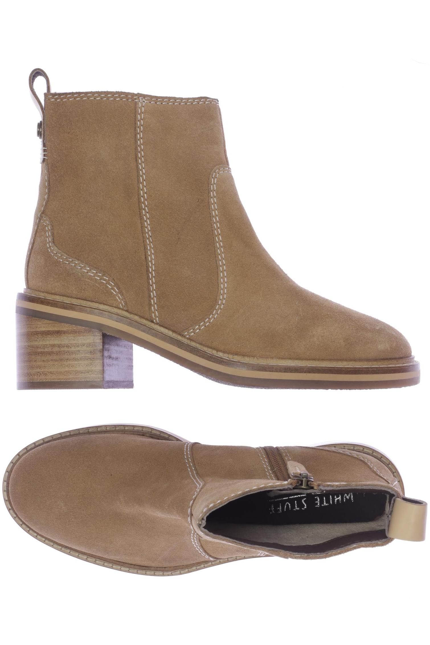 

White Stuff Damen Stiefelette, beige, Gr. 37
