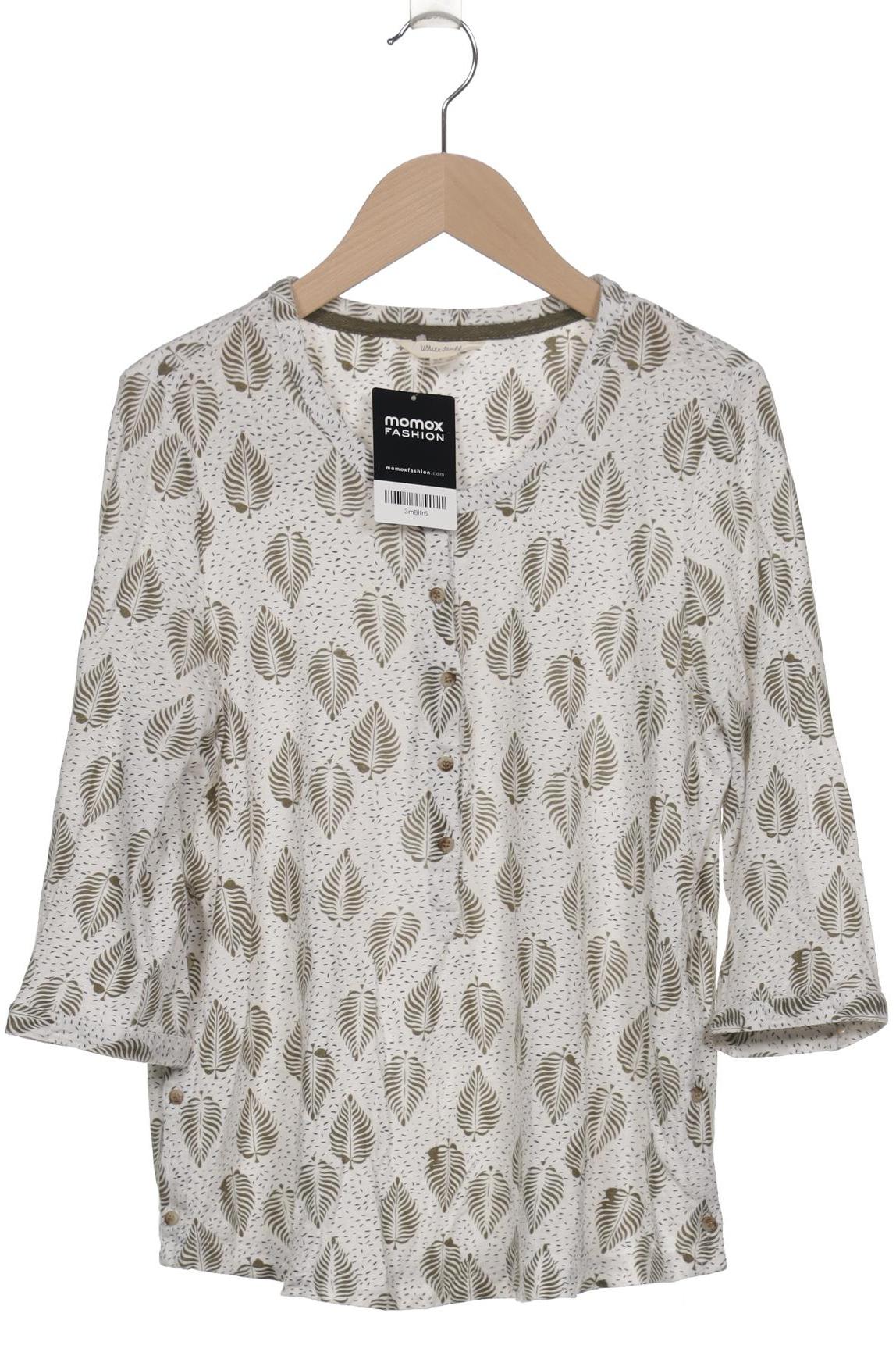 

White Stuff Damen Langarmshirt, weiß, Gr. 36