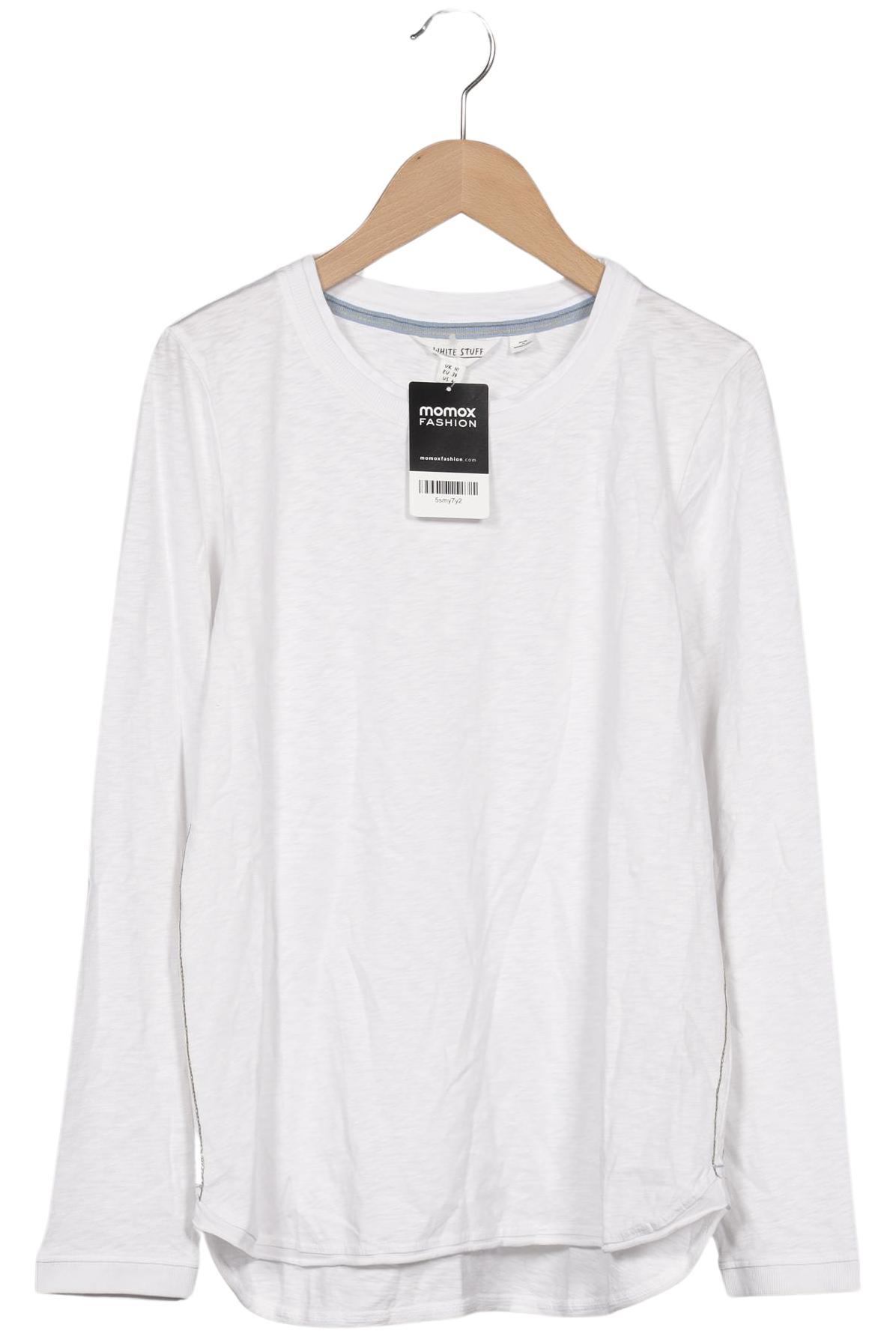 

White Stuff Damen Langarmshirt, weiß, Gr. 38