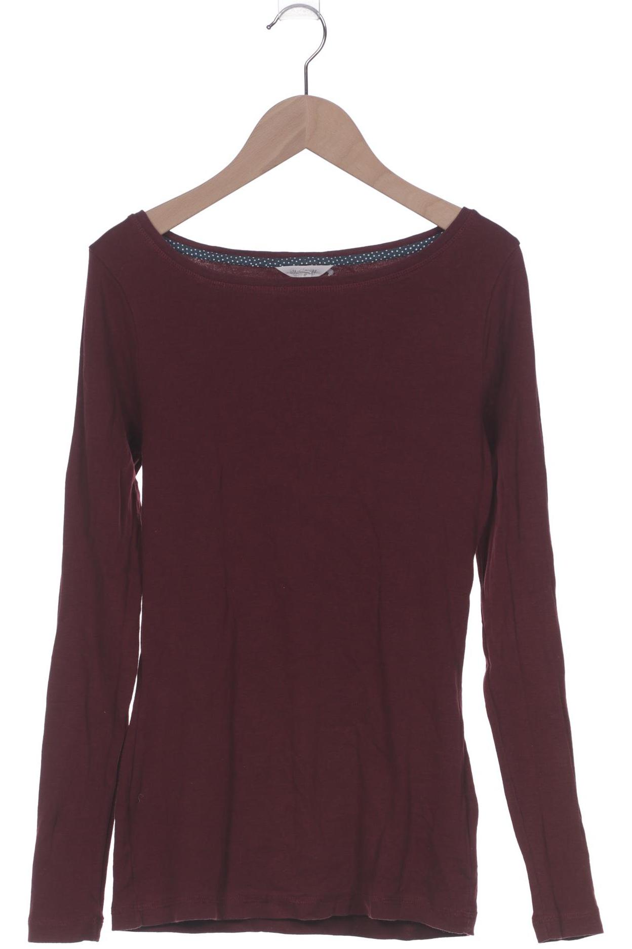 

White Stuff Damen Langarmshirt, bordeaux, Gr. 8