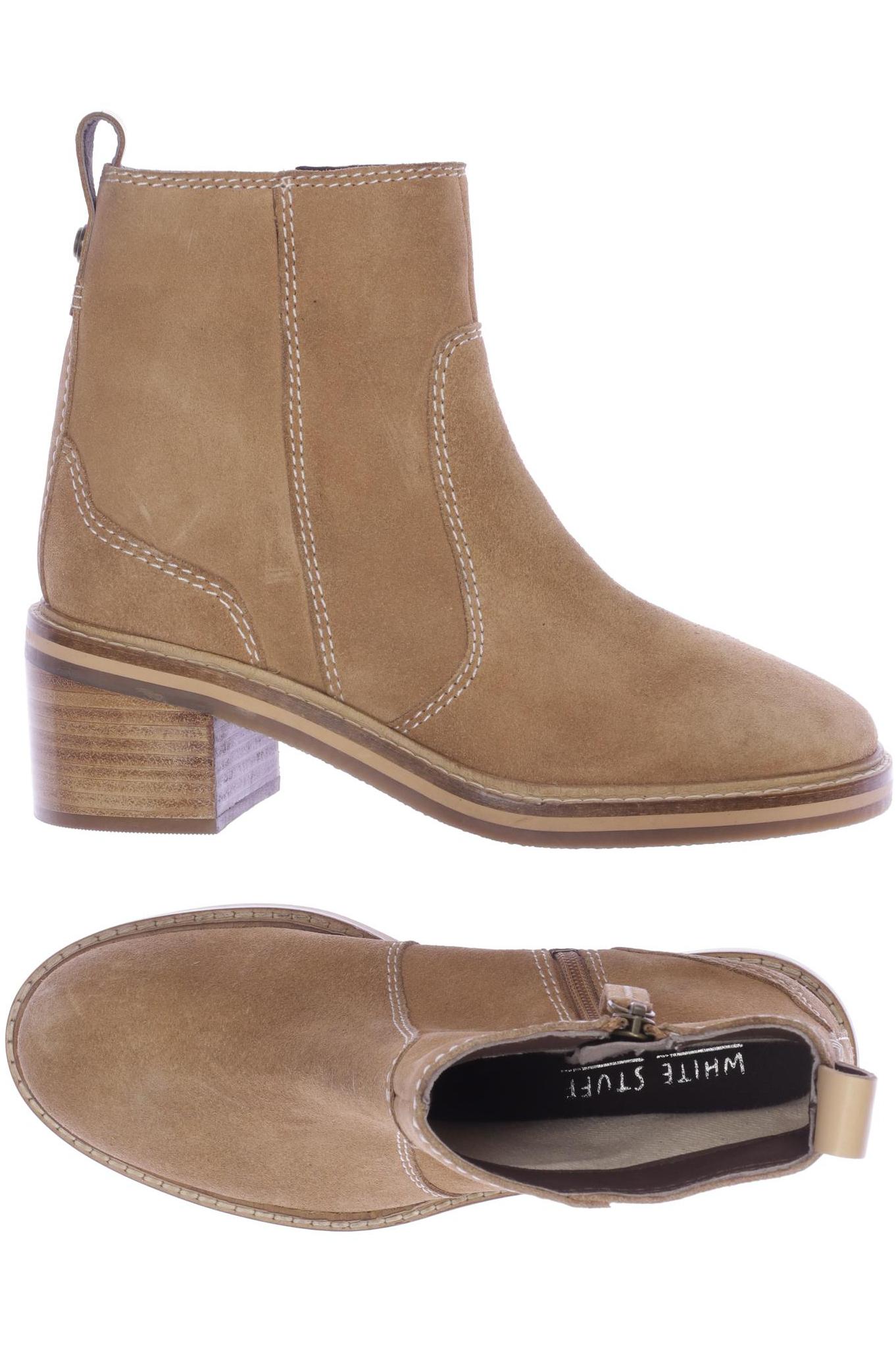 

White Stuff Damen Stiefelette, beige, Gr. 37.5