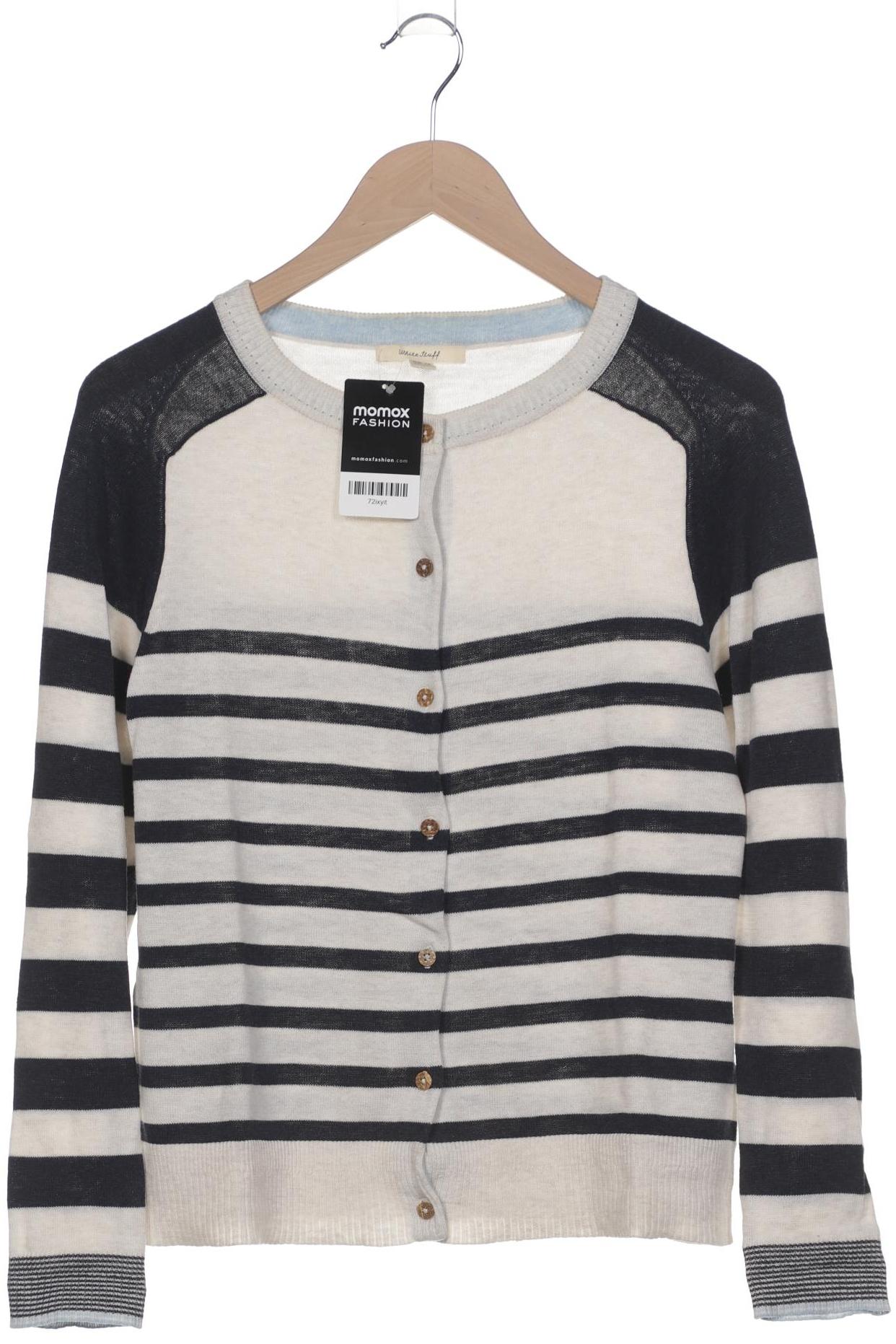 

White Stuff Damen Strickjacke, cremeweiß, Gr. 38