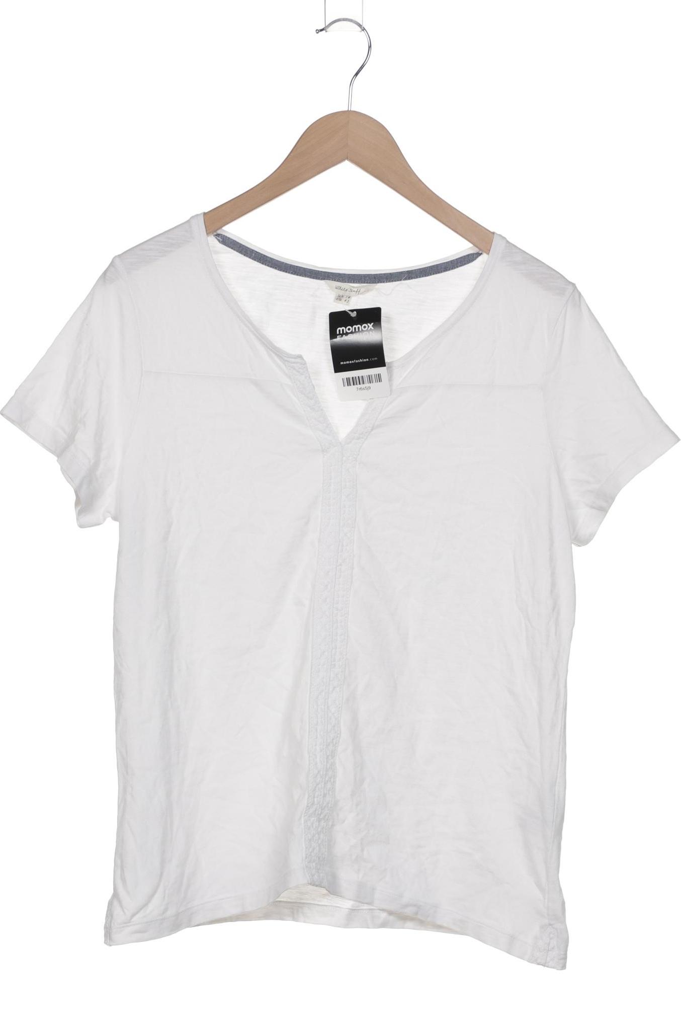 

White Stuff Damen T-Shirt, weiß, Gr. 42