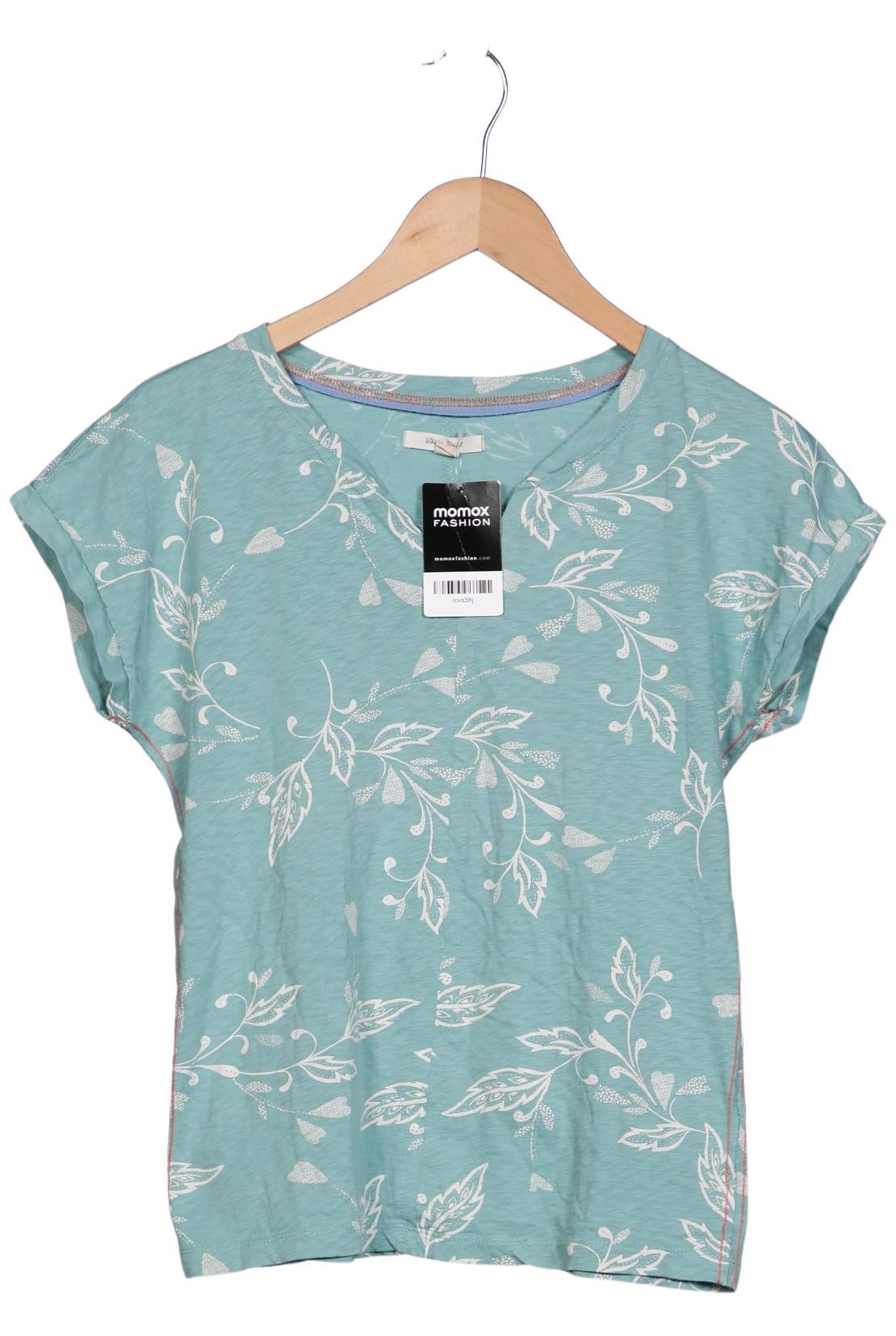 

White Stuff Damen T-Shirt, türkis, Gr. 38