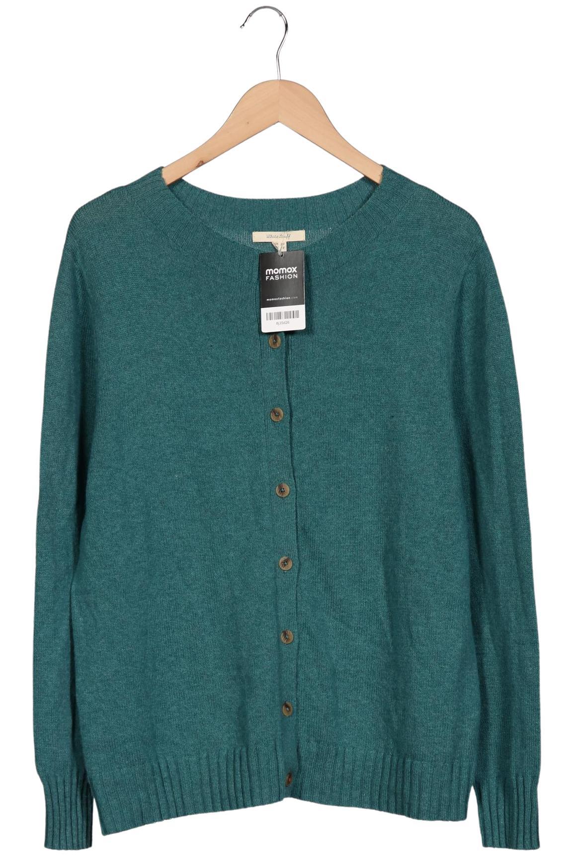 

White Stuff Damen Strickjacke, türkis, Gr. 48