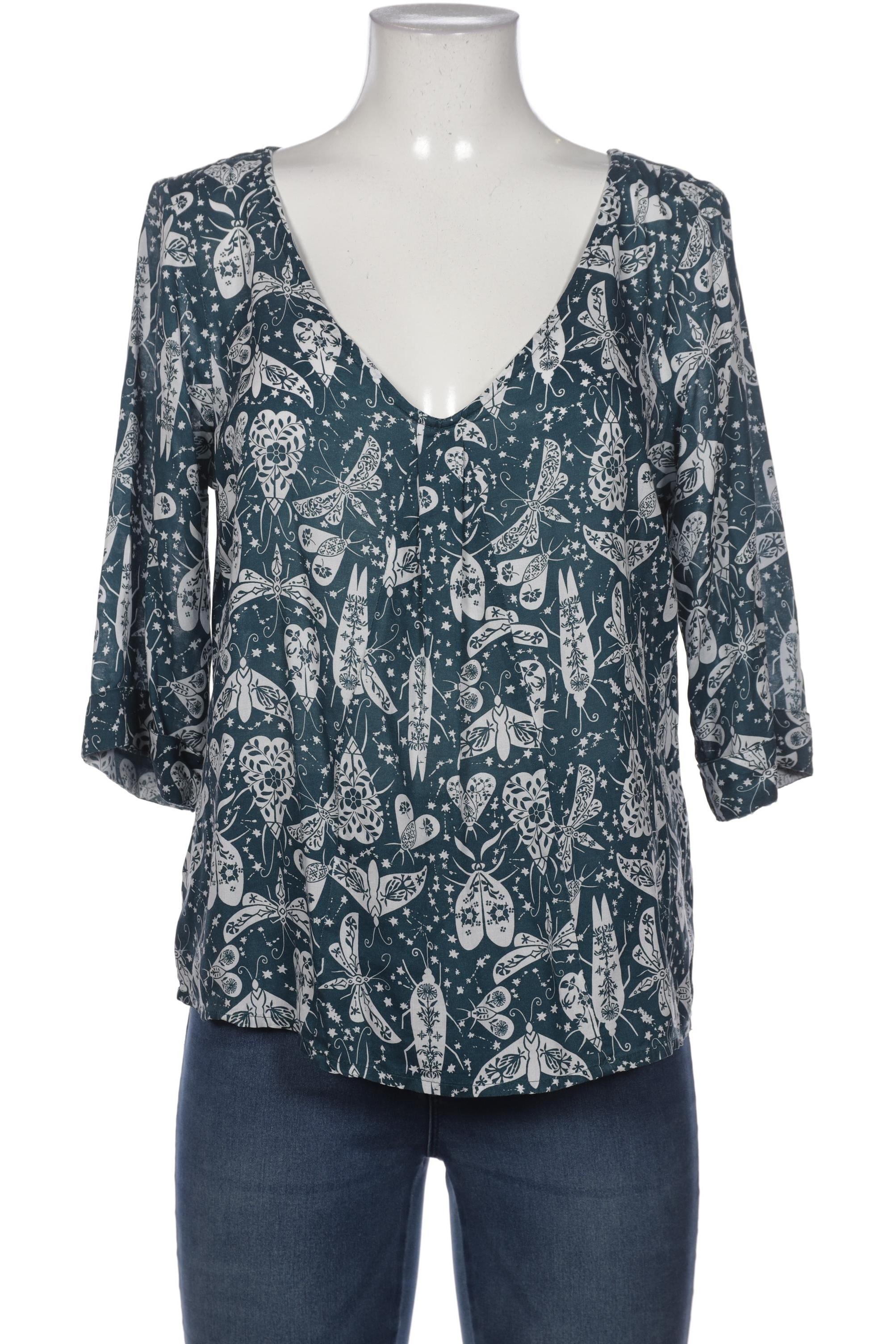 

White Stuff Damen Bluse, blau, Gr. 12