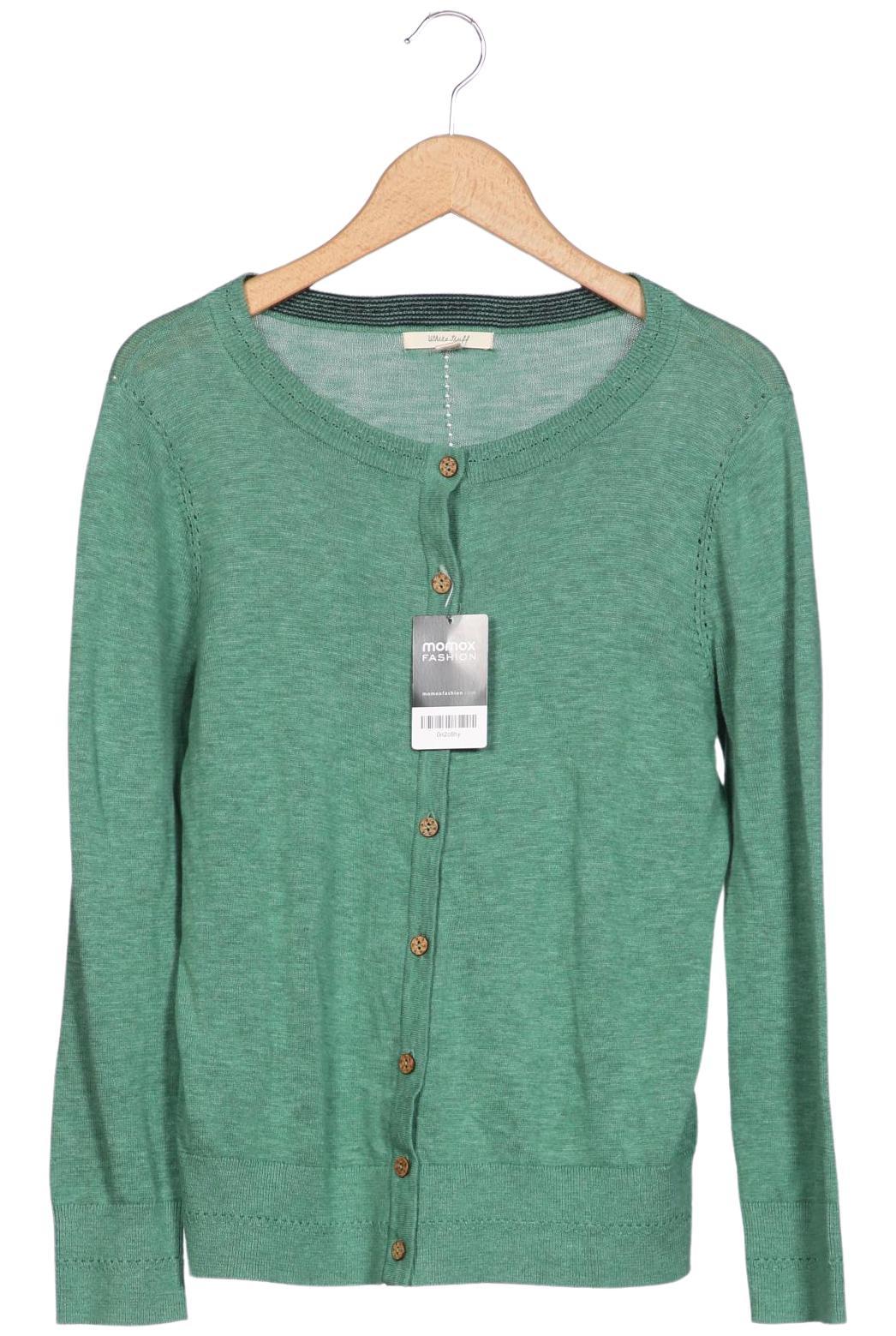 

White Stuff Damen Strickjacke, grün, Gr. 42