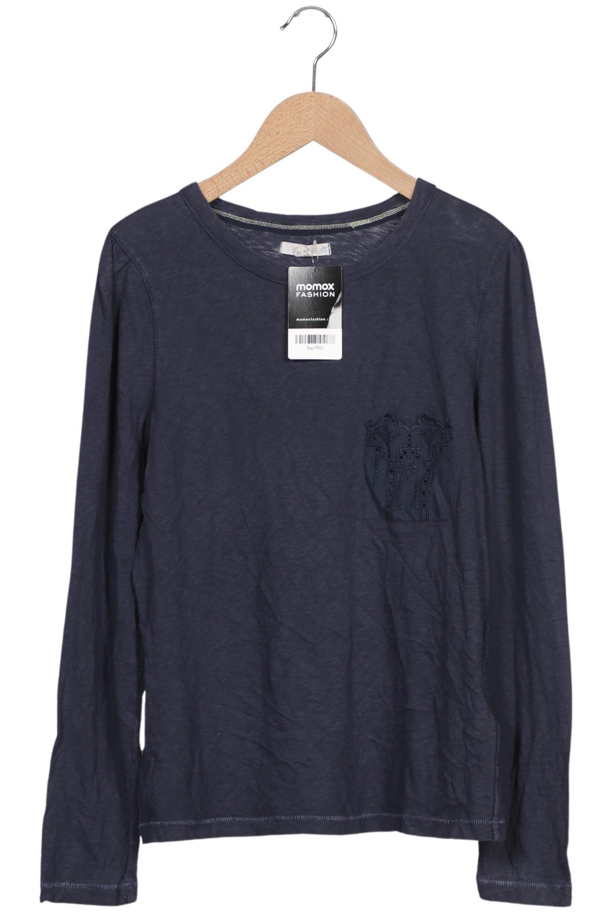 

White Stuff Damen Langarmshirt, marineblau, Gr. 38