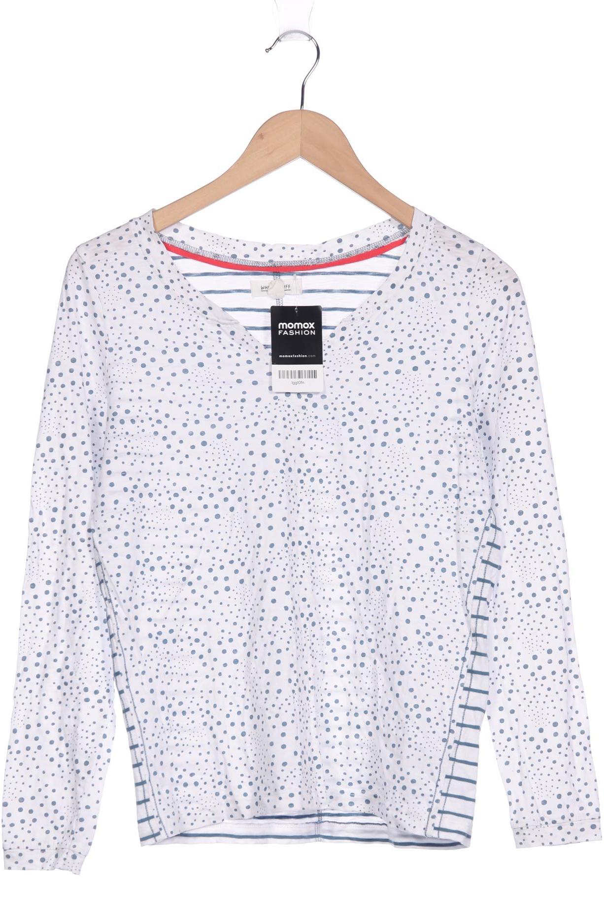 

White Stuff Damen Langarmshirt, weiß, Gr. 38