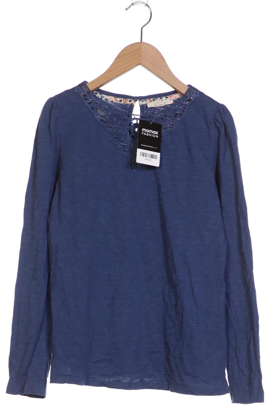 

White Stuff Damen Langarmshirt, blau, Gr. 36
