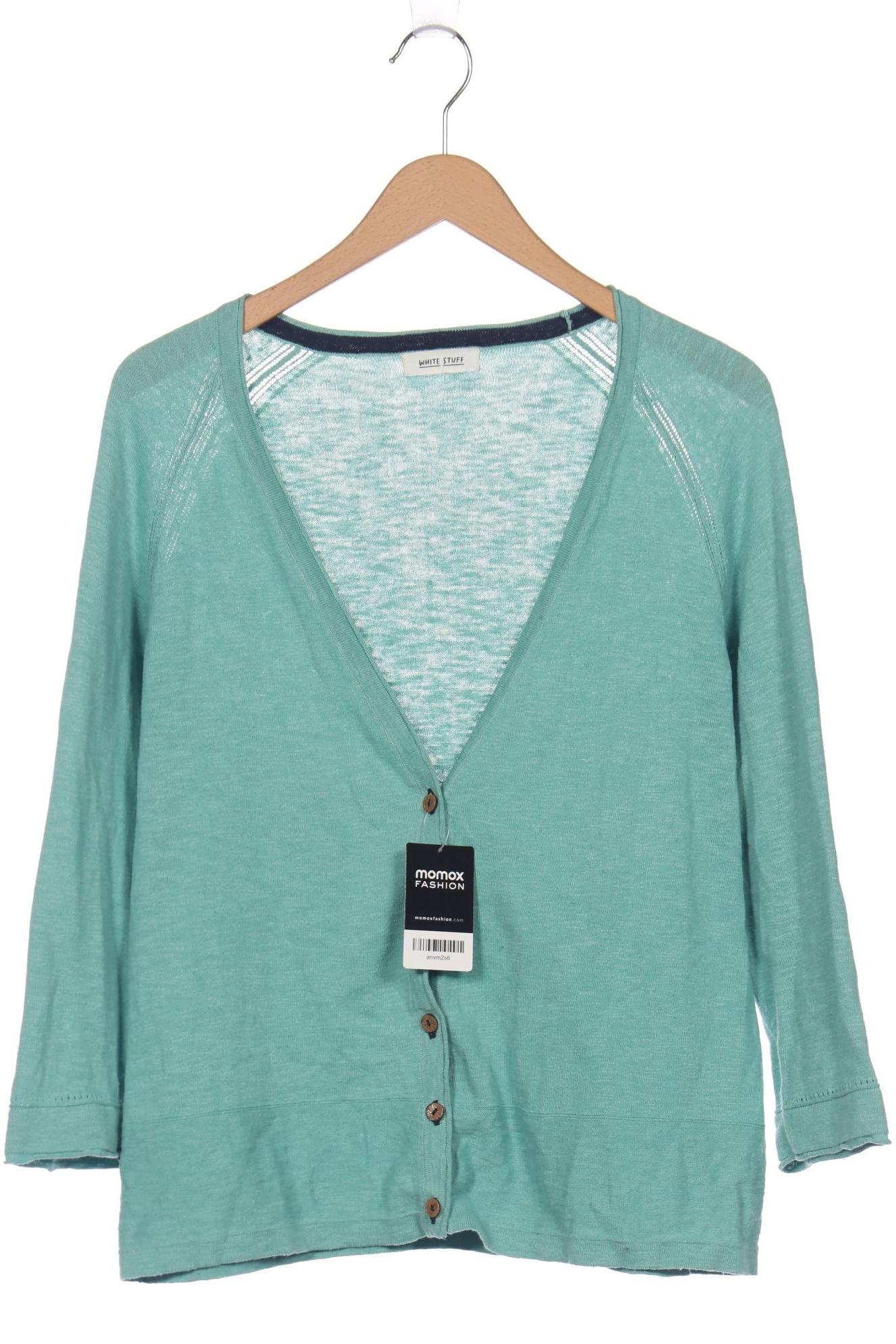 

White Stuff Damen Strickjacke, türkis, Gr. 38