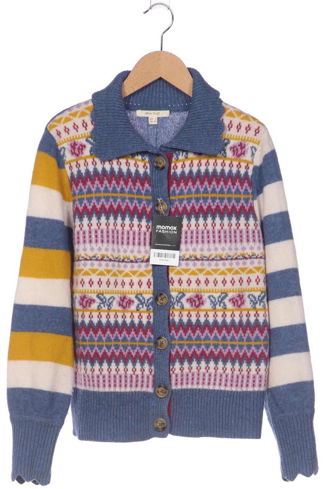 

White Stuff Damen Strickjacke, blau, Gr. 36