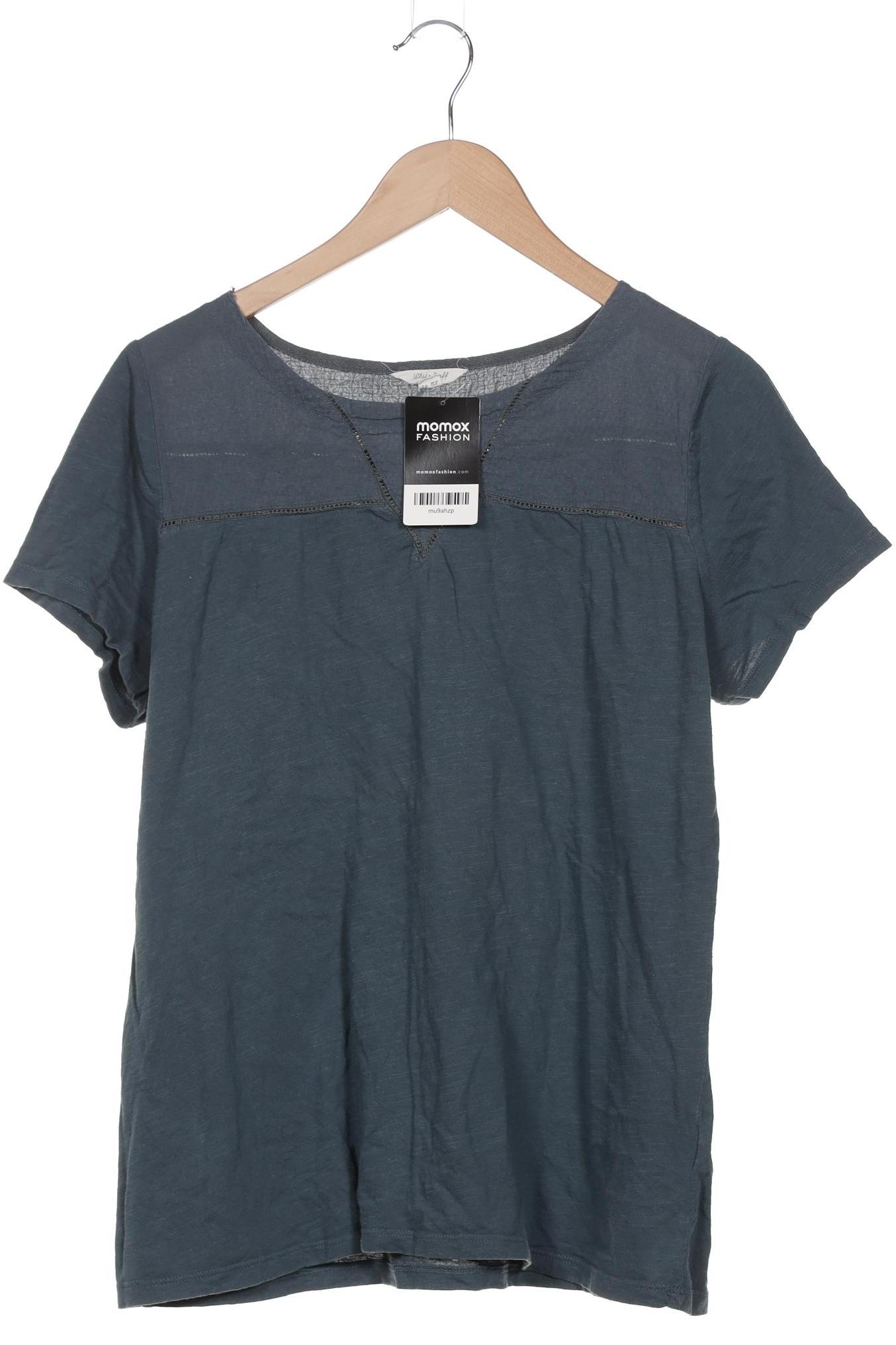 

White Stuff Damen T-Shirt, türkis, Gr. 46