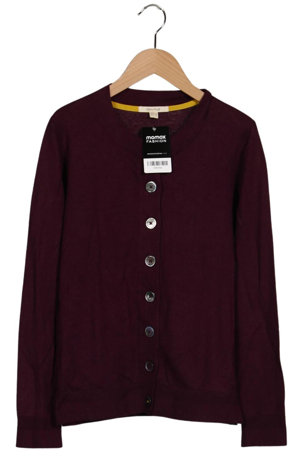 

White Stuff Damen Strickjacke, bordeaux, Gr. 38