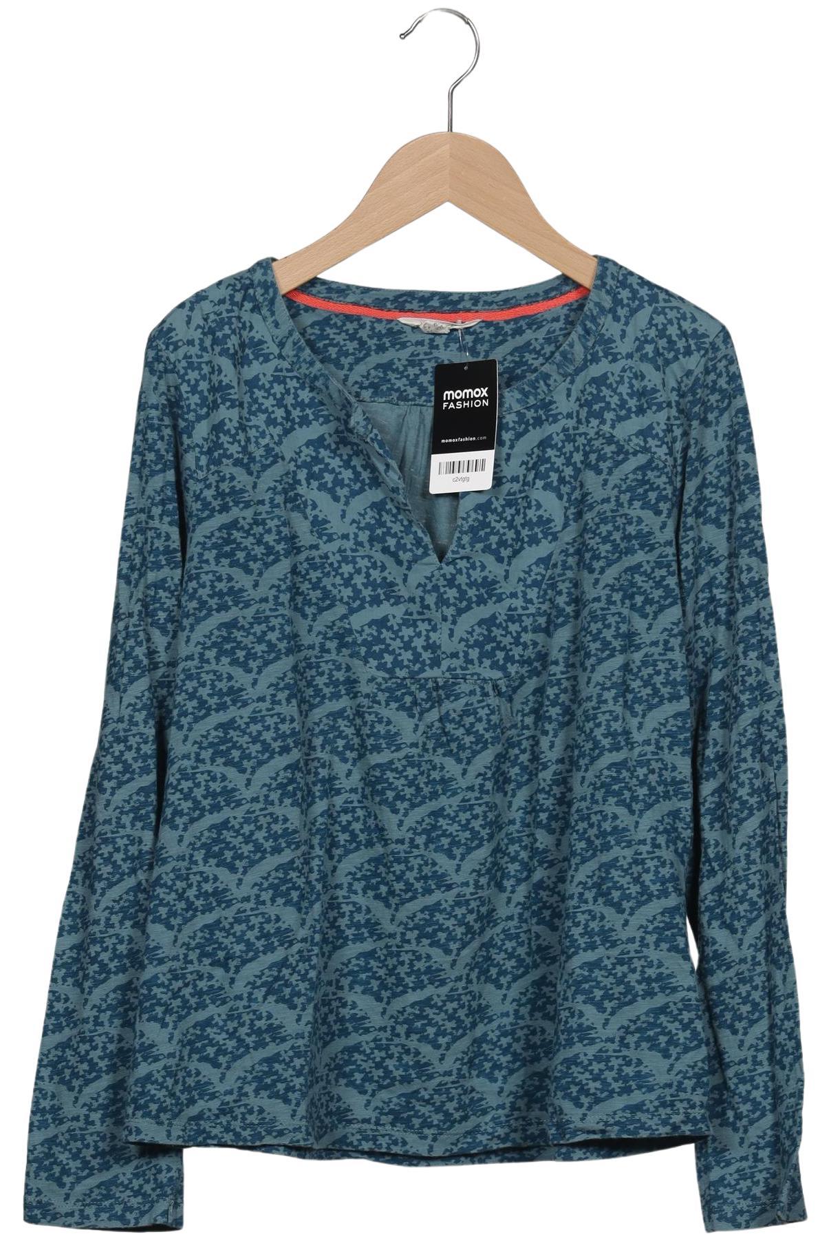 

White Stuff Damen Langarmshirt, türkis, Gr. 42