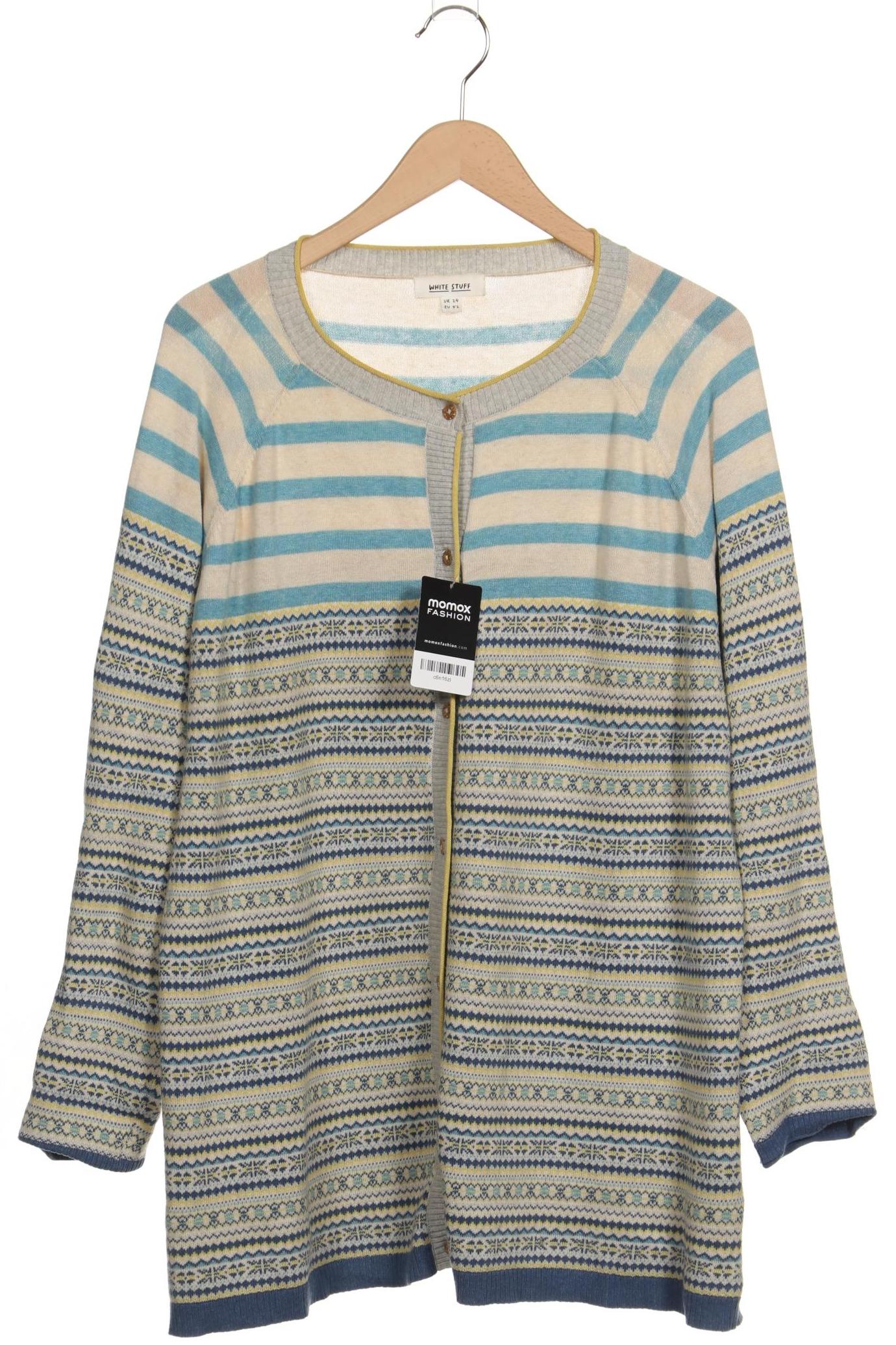 

White Stuff Damen Strickjacke, blau, Gr. 52