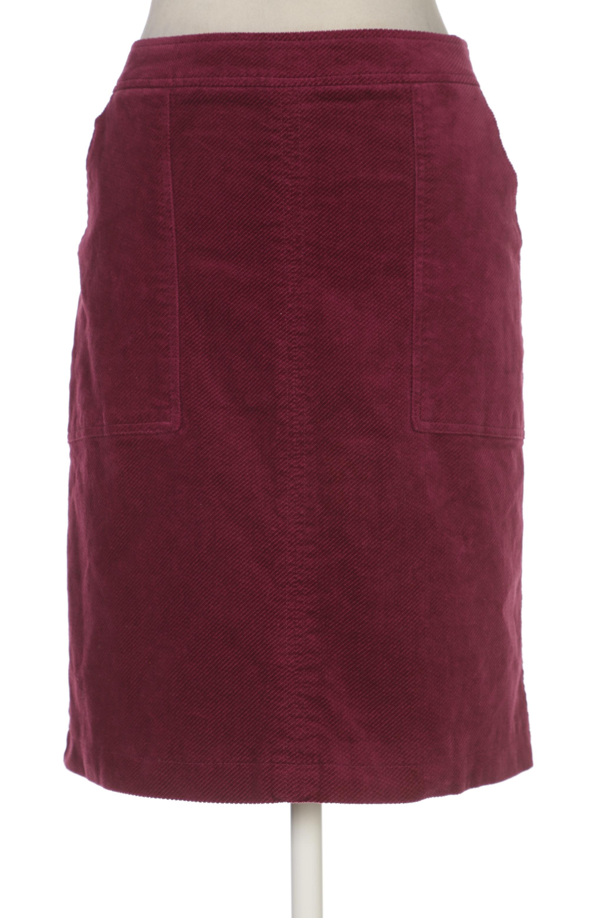 

White Stuff Damen Rock, bordeaux, Gr. 36