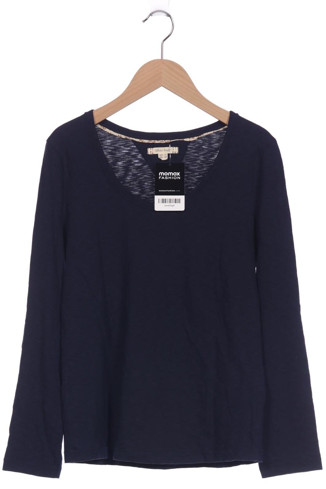 

White Stuff Damen Langarmshirt, marineblau, Gr. 38