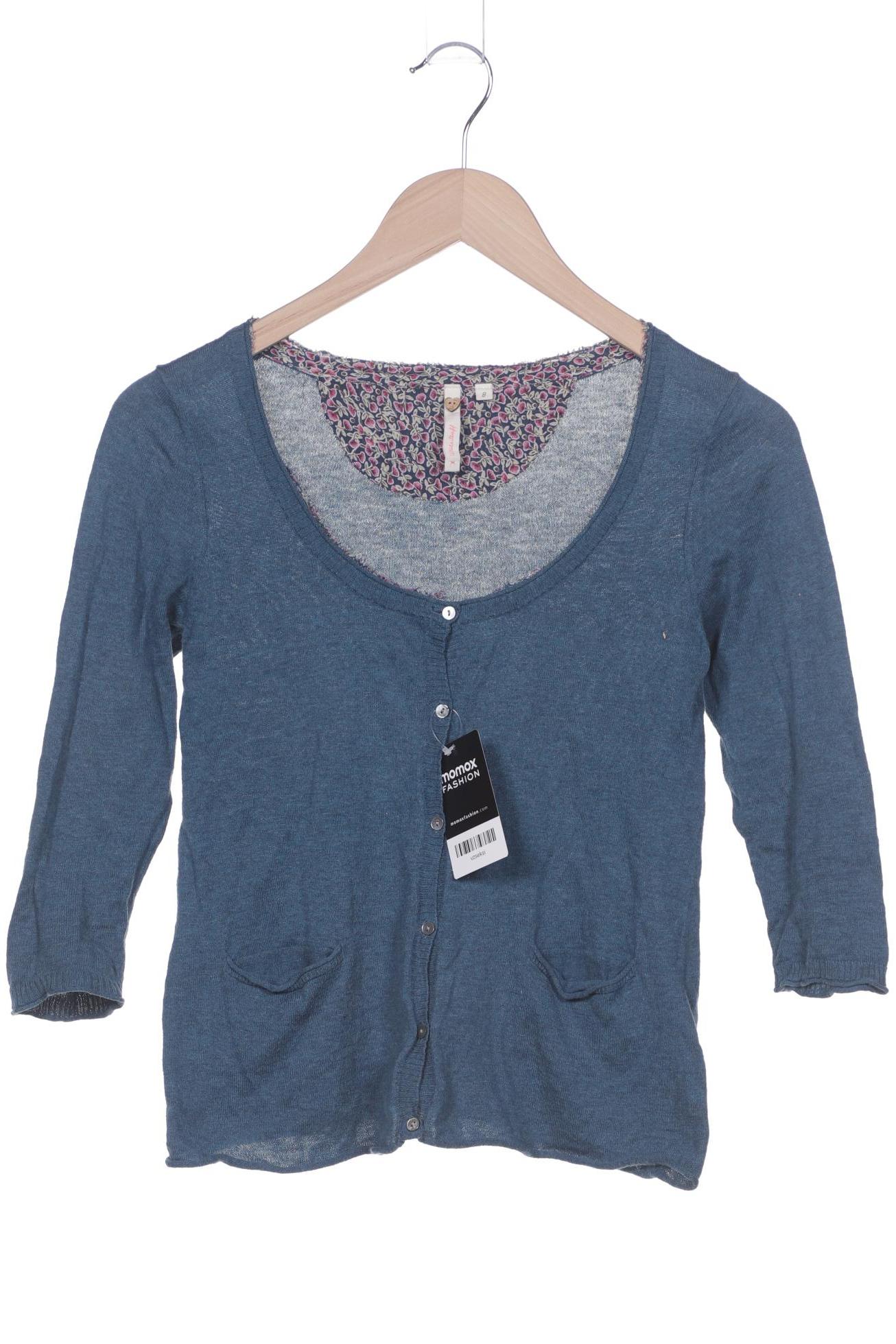 

White Stuff Damen Strickjacke, blau, Gr. 8