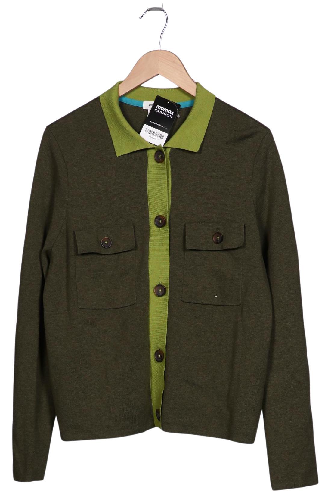 

White Stuff Damen Strickjacke, grün, Gr. 46