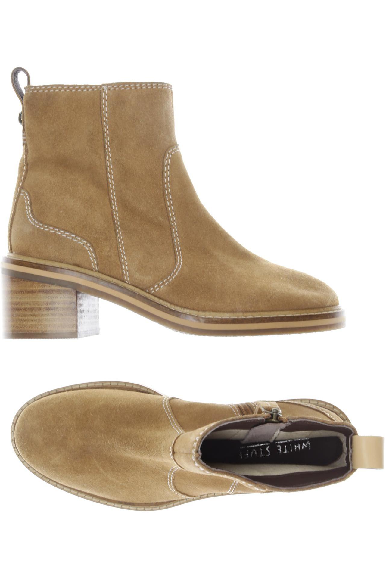 

White Stuff Damen Stiefelette, beige, Gr. 38