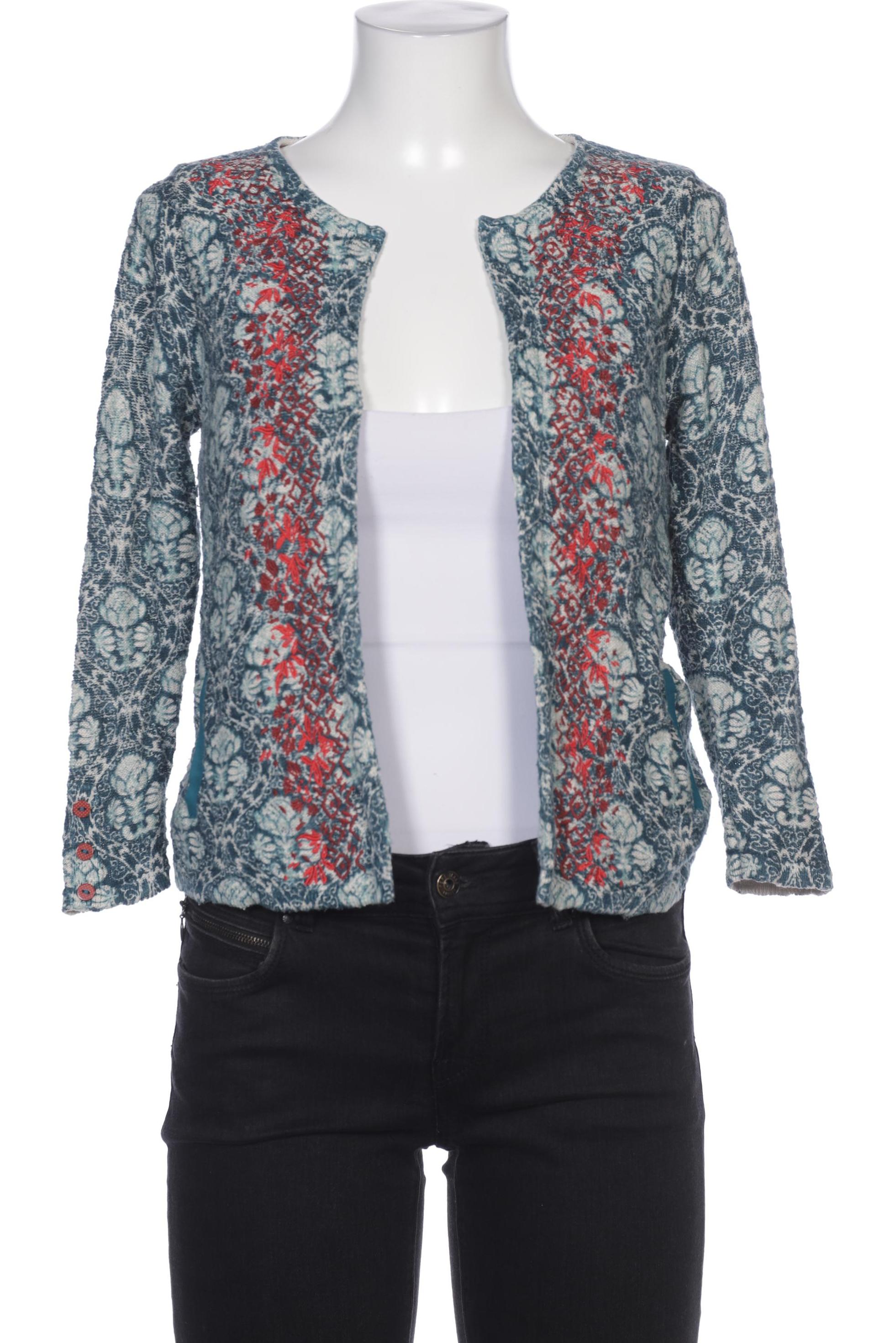 

White Stuff Damen Strickjacke, türkis, Gr. 36
