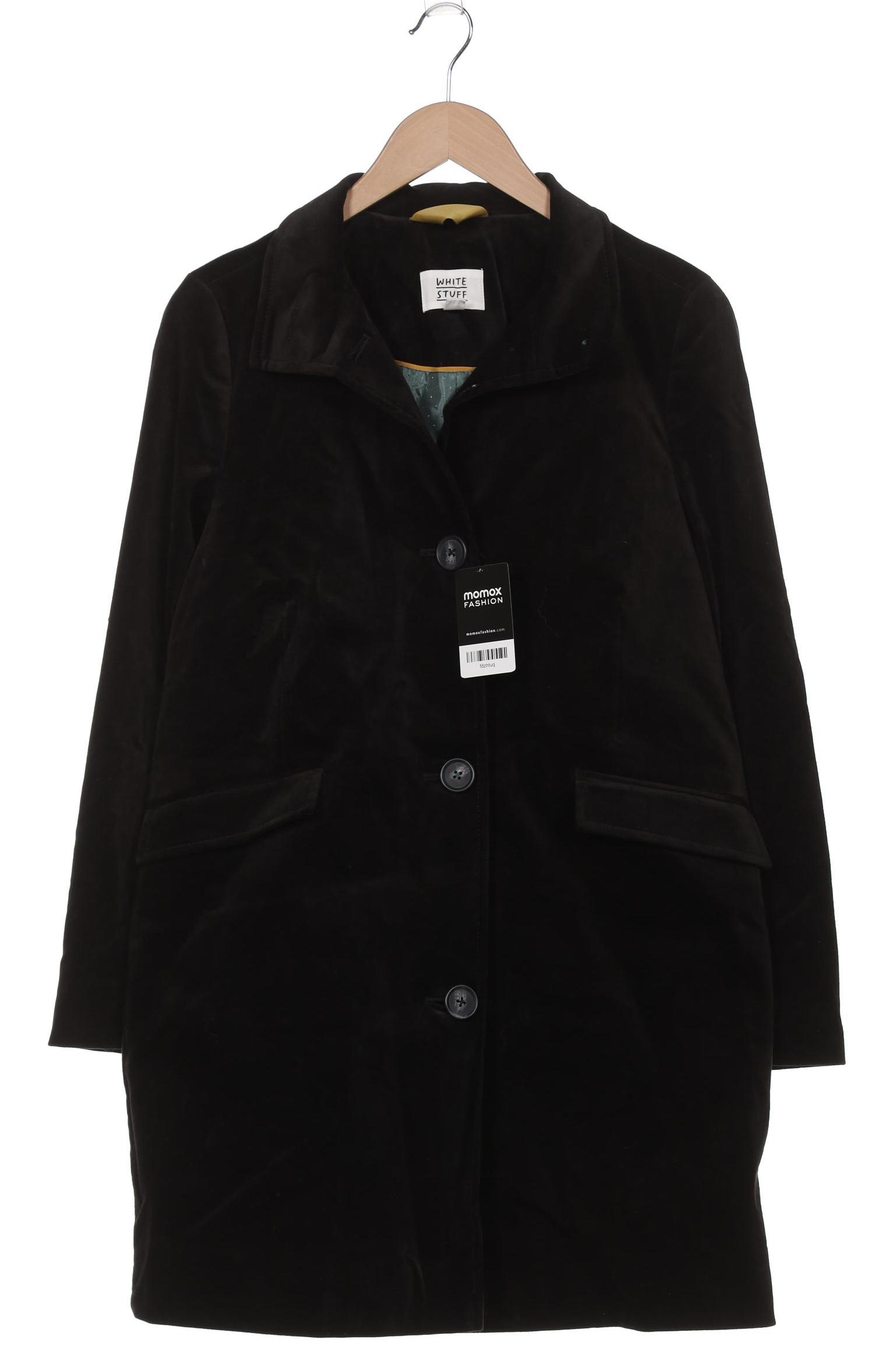 

White Stuff Damen Mantel, schwarz, Gr. 38