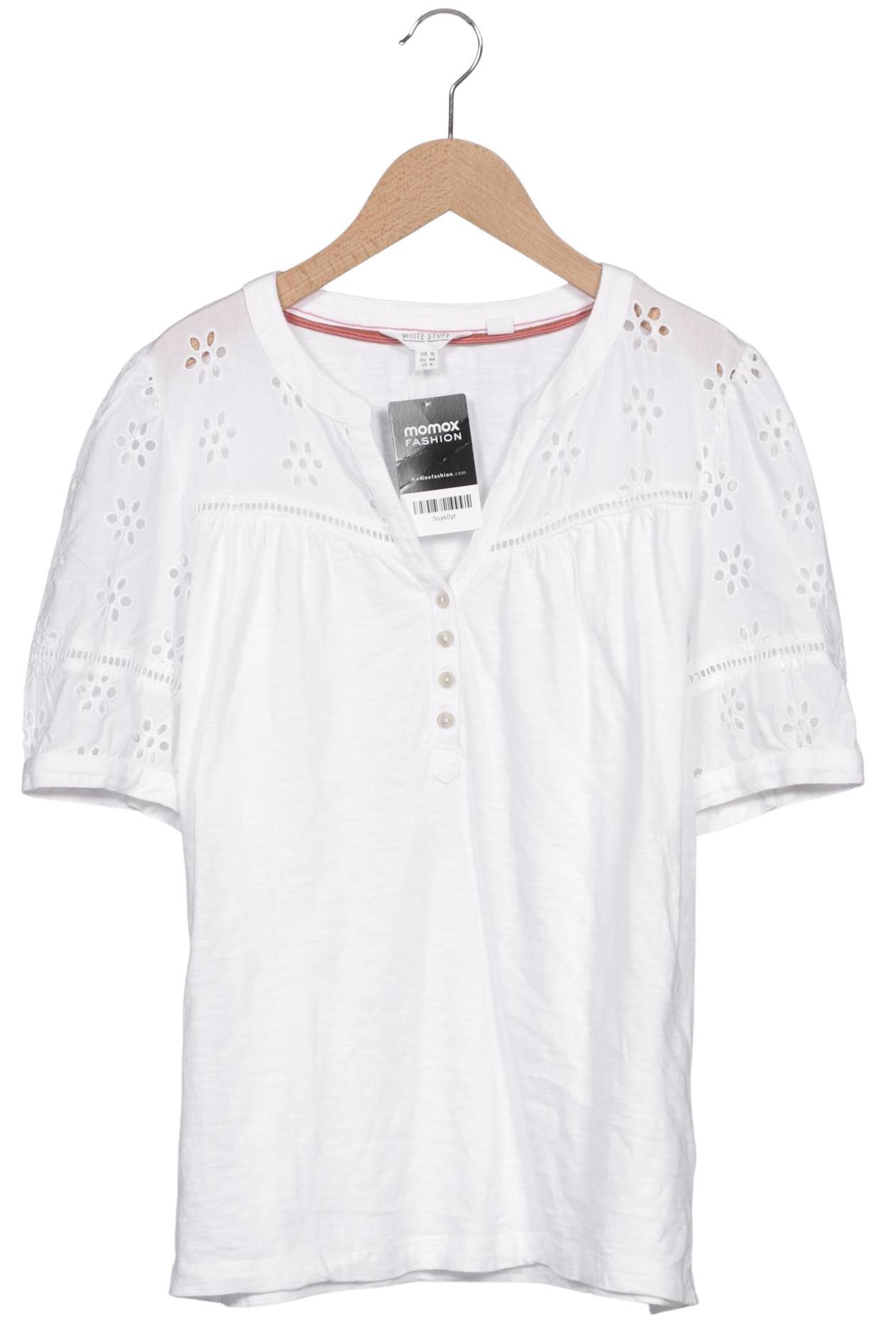 

White Stuff Damen T-Shirt, weiß, Gr. 40