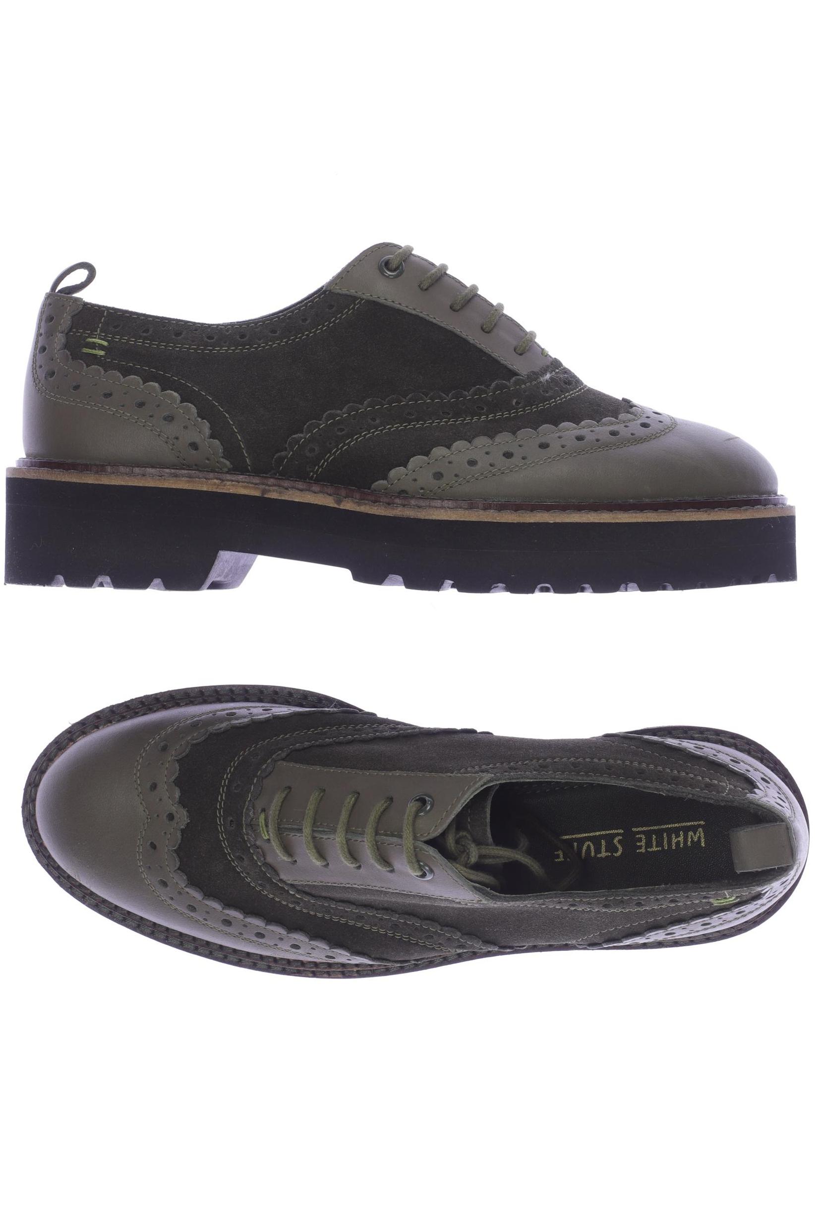 

White Stuff Damen Halbschuh, grün, Gr. 35.5