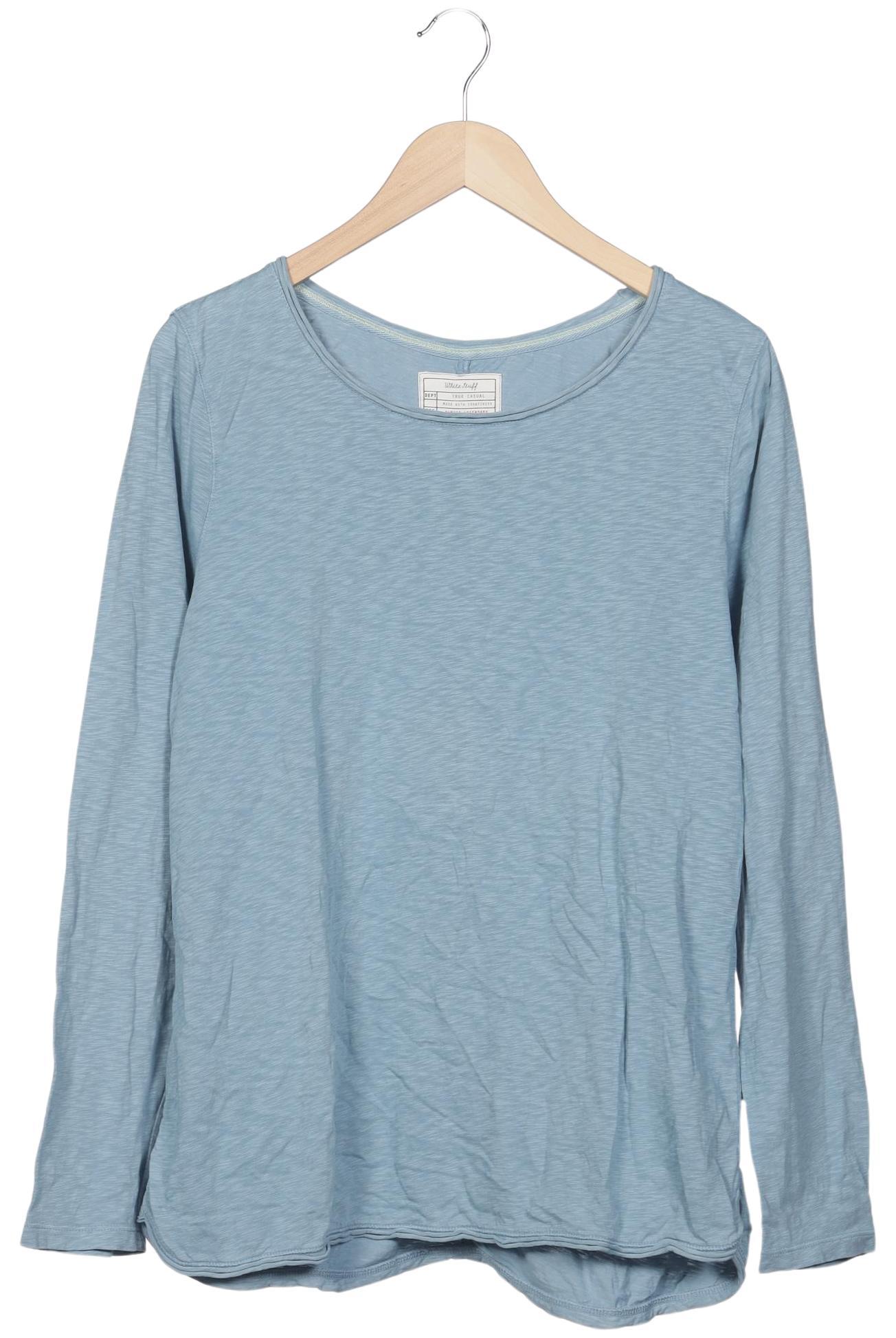 

White Stuff Damen Langarmshirt, hellblau, Gr. 44