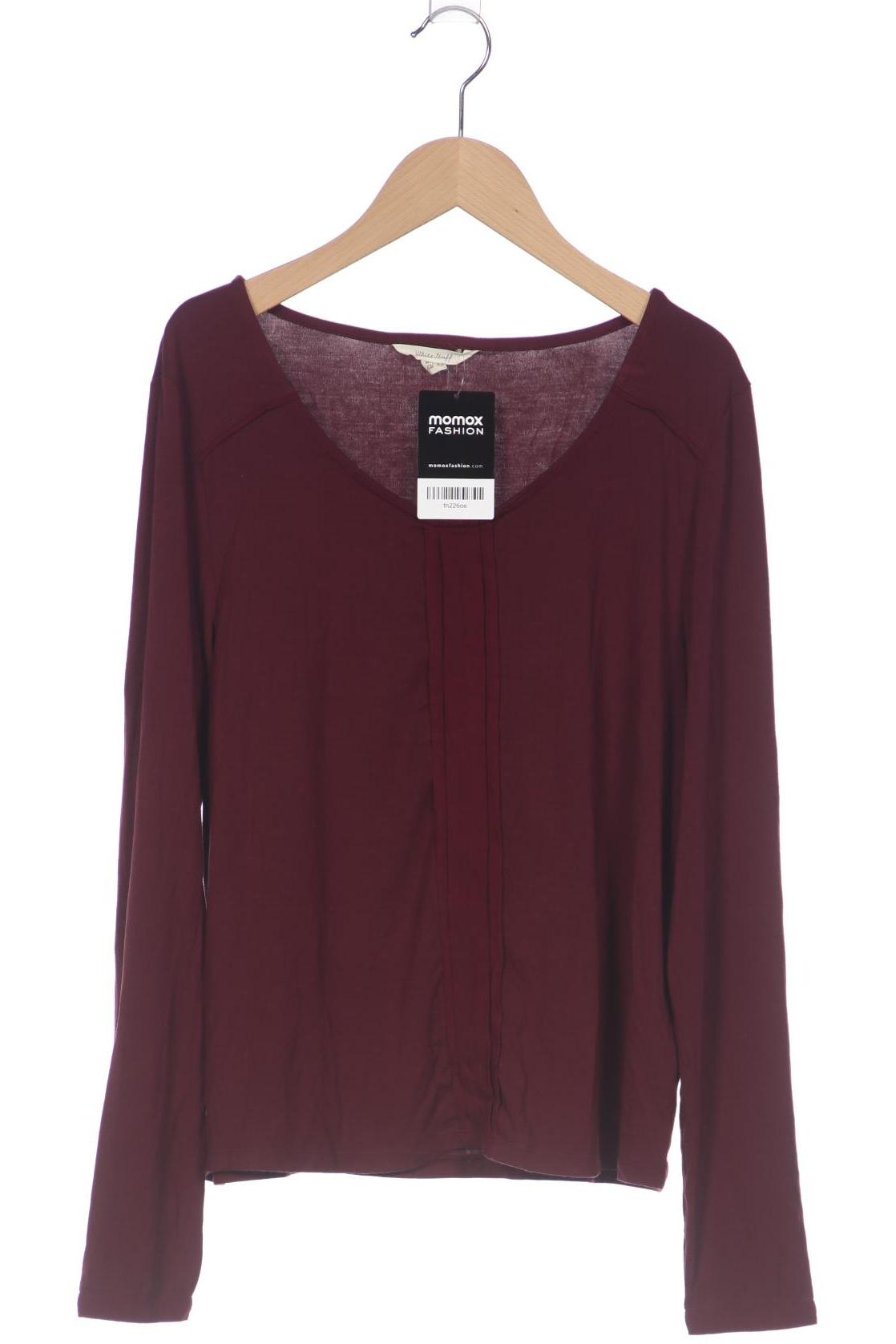 

White Stuff Damen Langarmshirt, bordeaux, Gr. 42