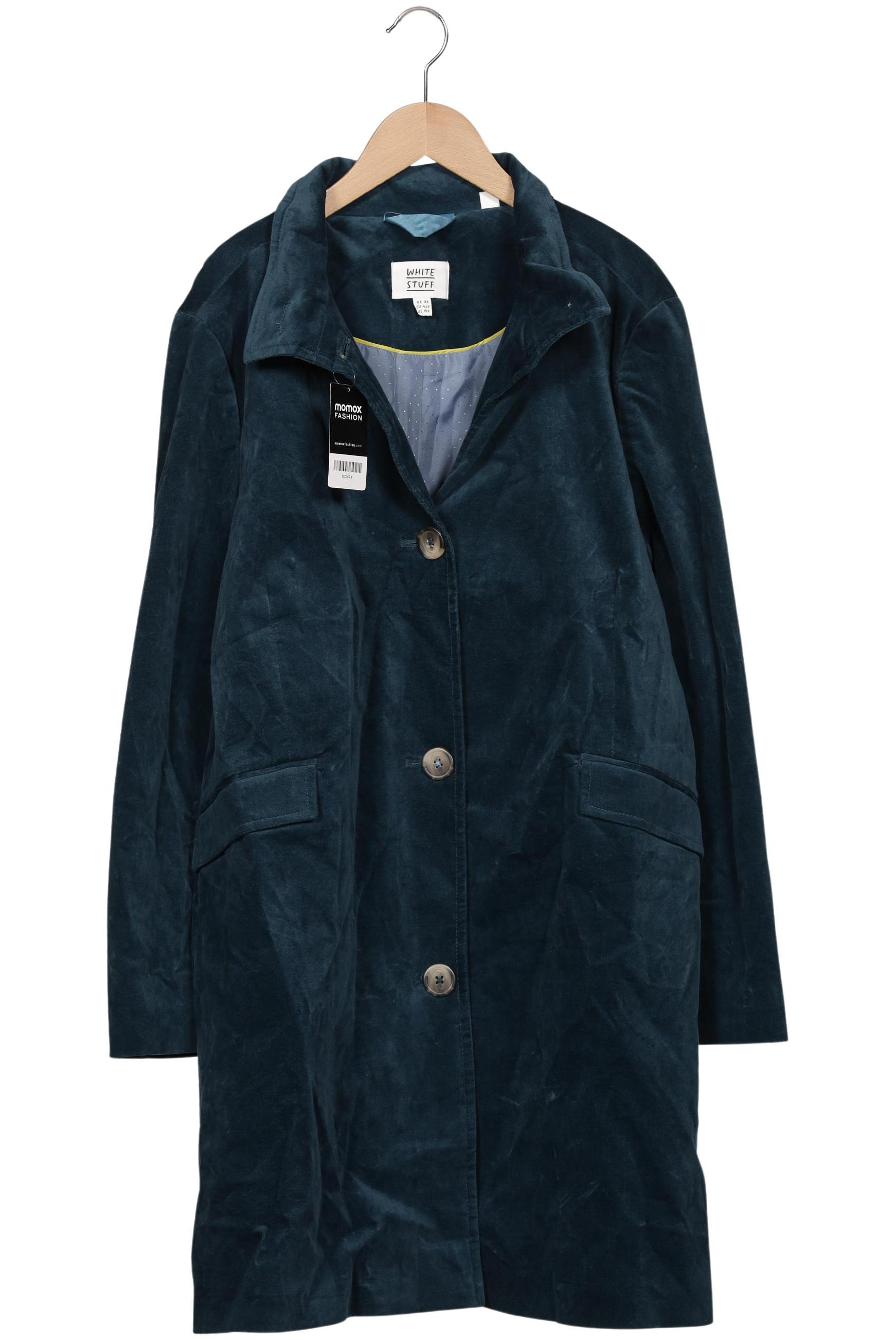 

White Stuff Damen Mantel, blau, Gr. 46