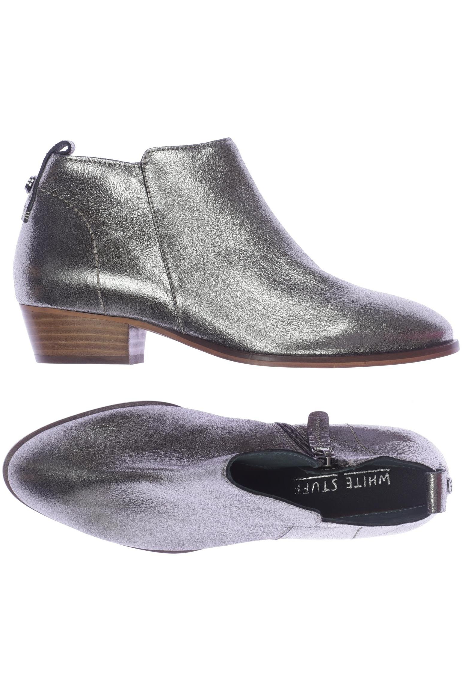 

White Stuff Damen Stiefelette, silber, Gr. 37