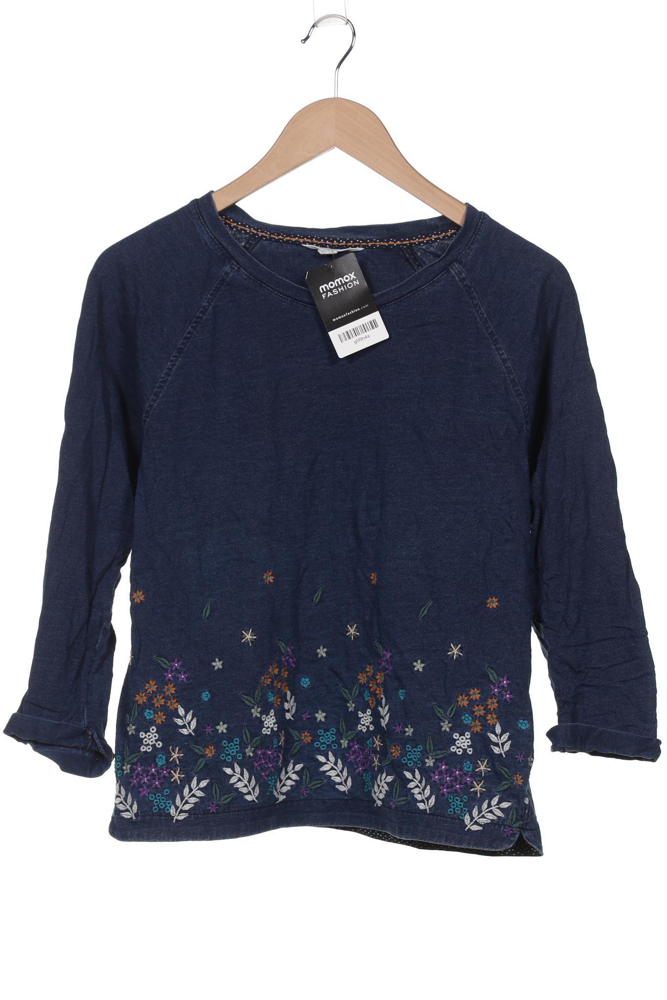 

White Stuff Damen Langarmshirt, marineblau, Gr. 38
