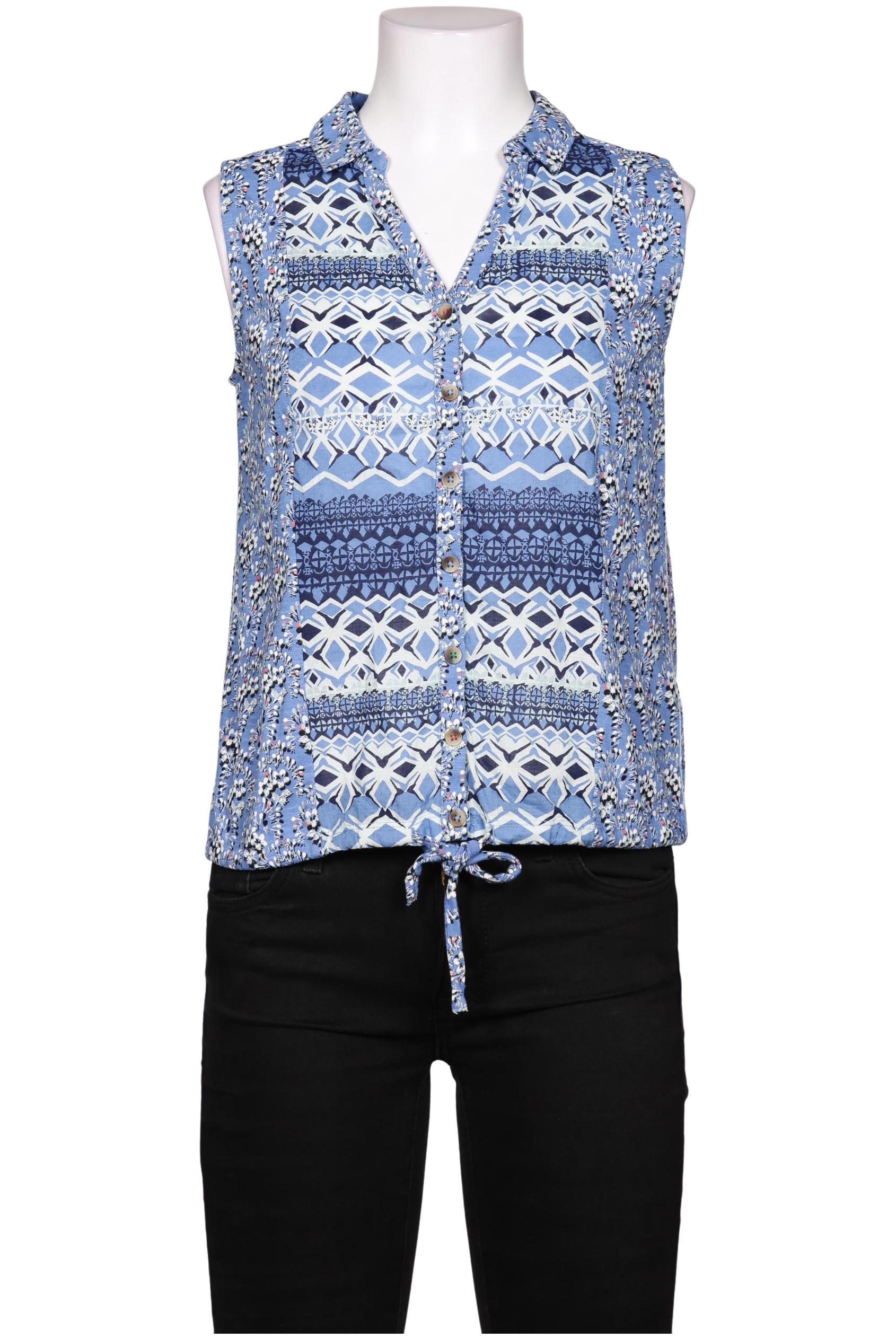 

White Stuff Damen Bluse, blau, Gr. 36