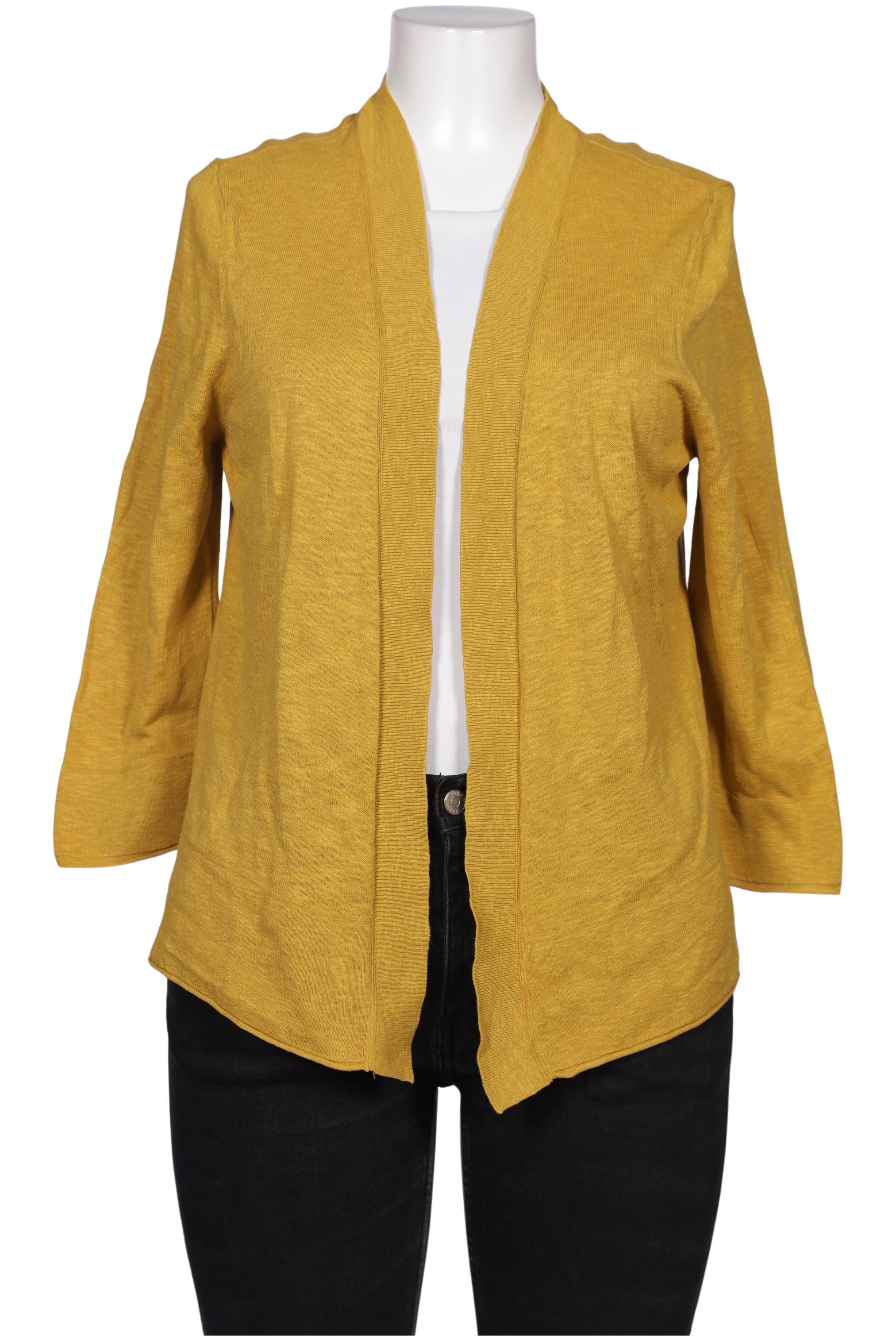 

White Stuff Damen Strickjacke, gelb, Gr. 46