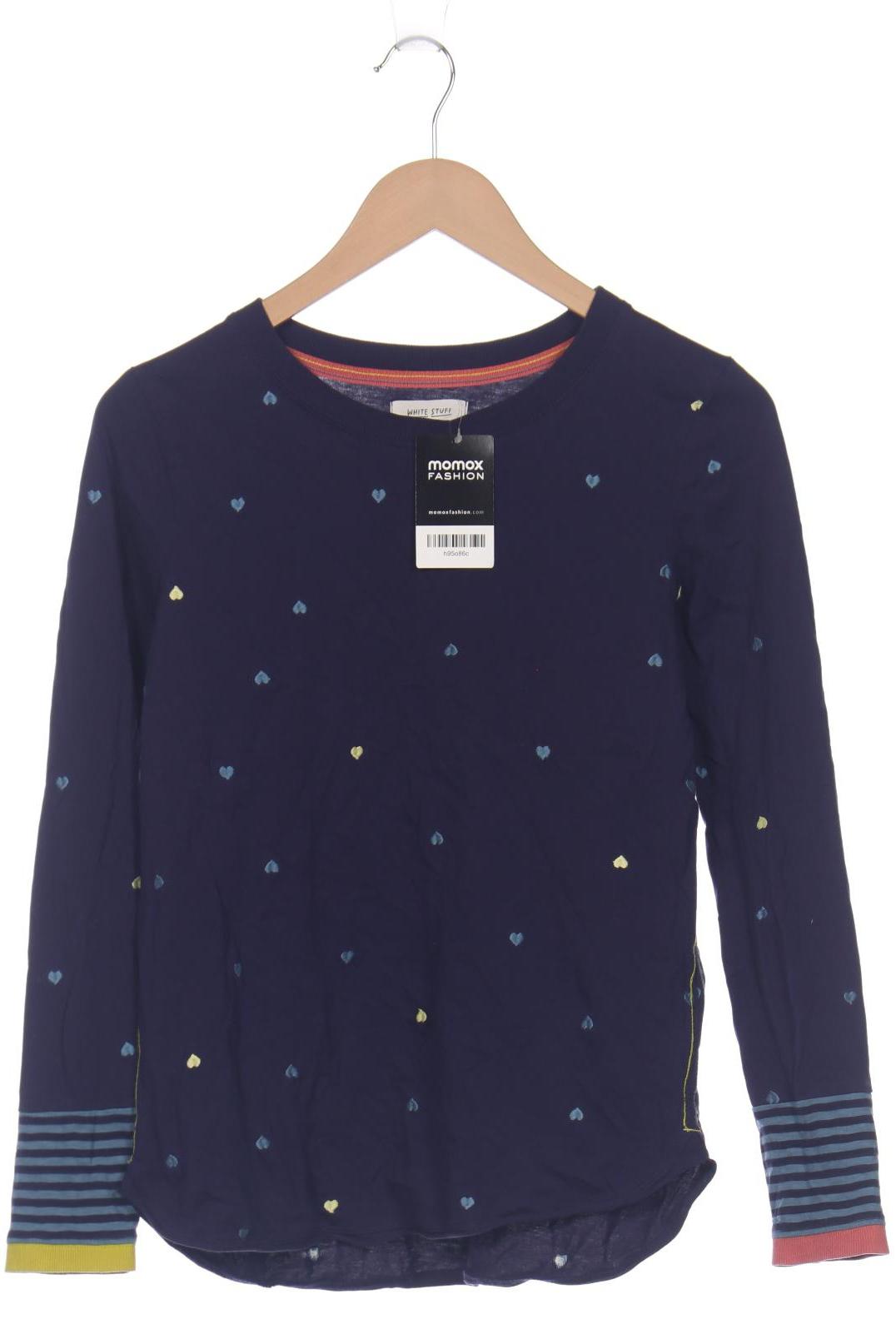 

White Stuff Damen Langarmshirt, marineblau, Gr. 38