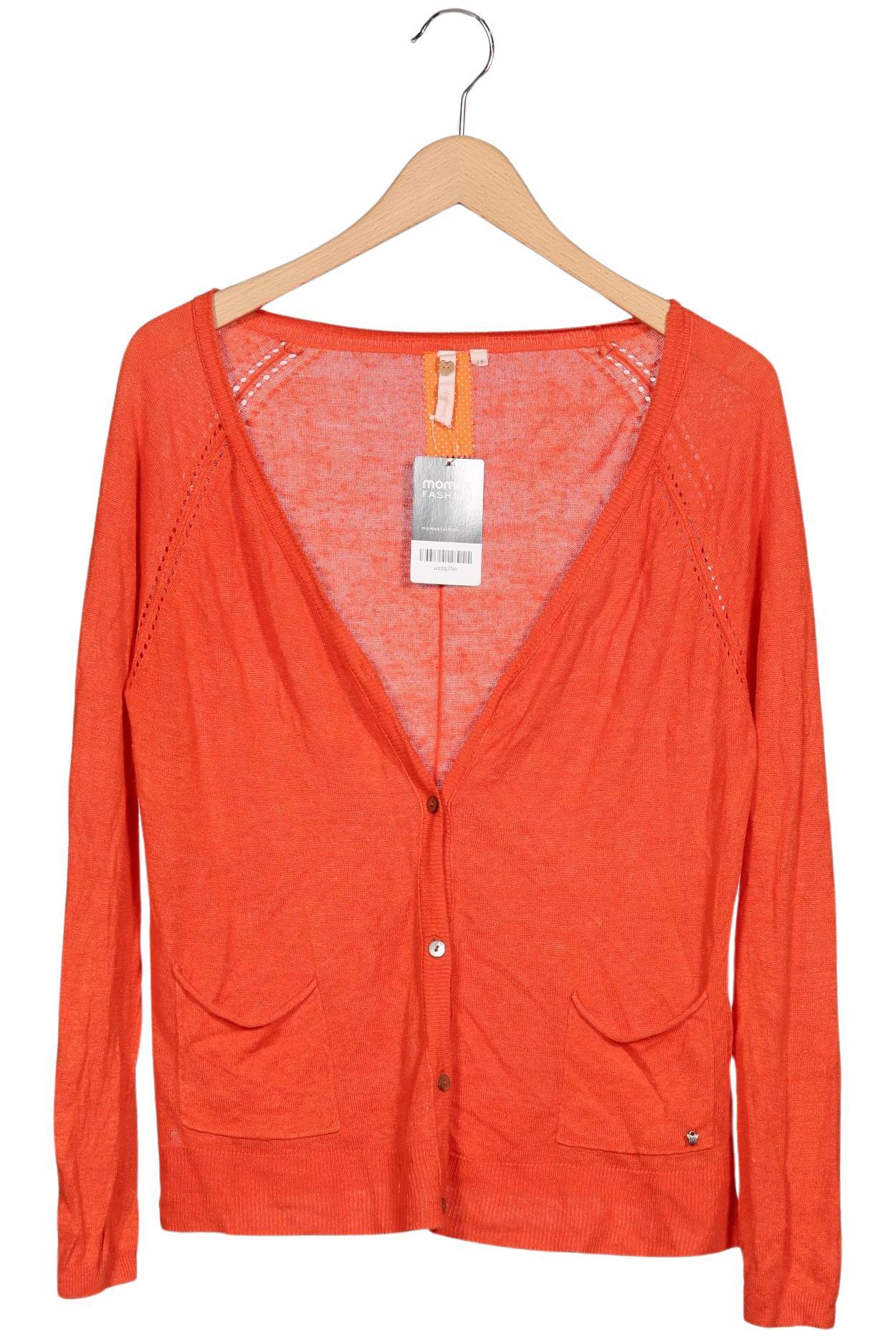 

White Stuff Damen Strickjacke, orange, Gr. 14