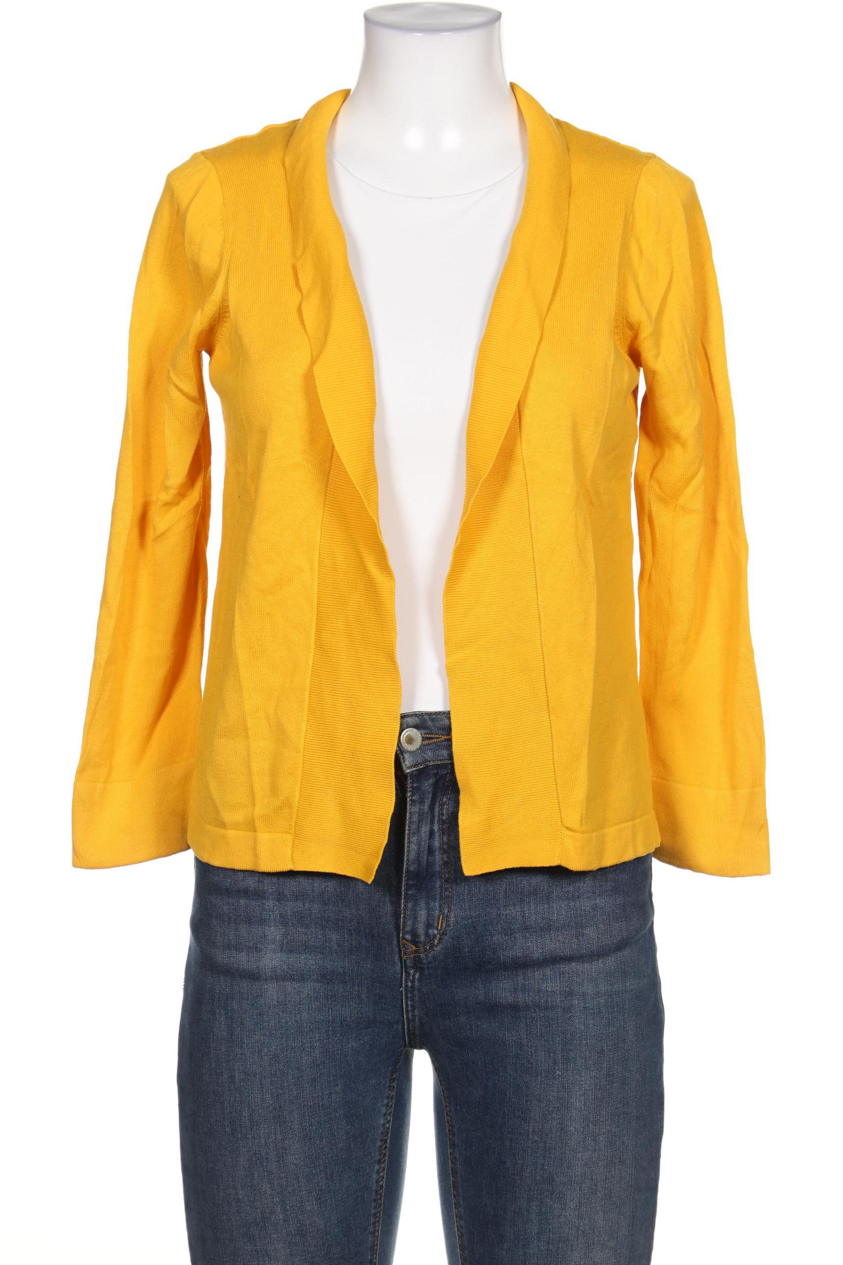

White Stuff Damen Strickjacke, gelb, Gr. 36