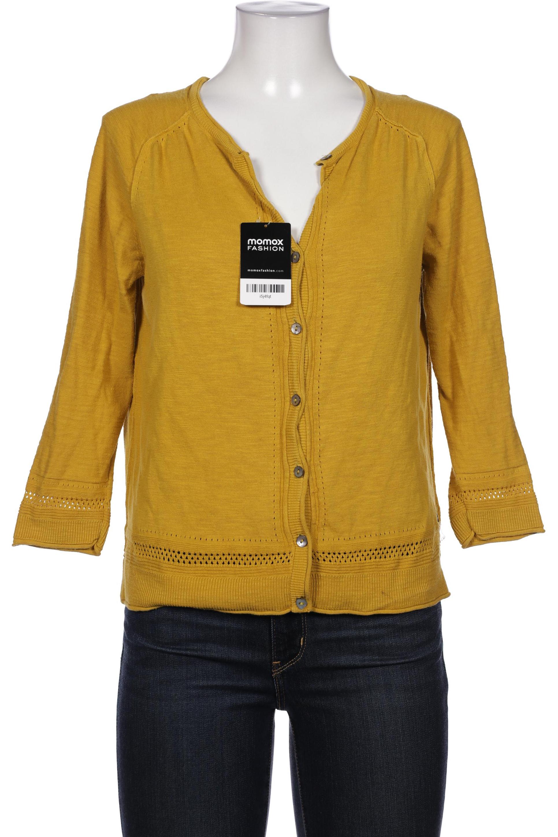 

White Stuff Damen Strickjacke, gelb, Gr. 40