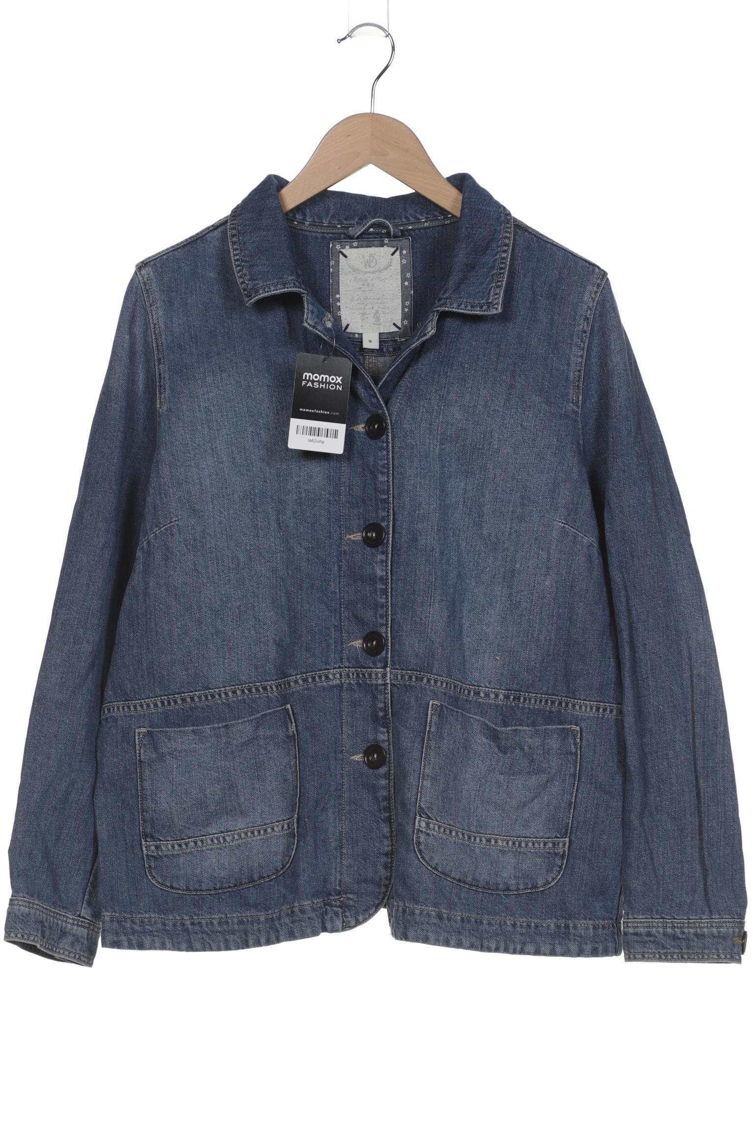 

White Stuff Damen Jacke, blau, Gr. 16