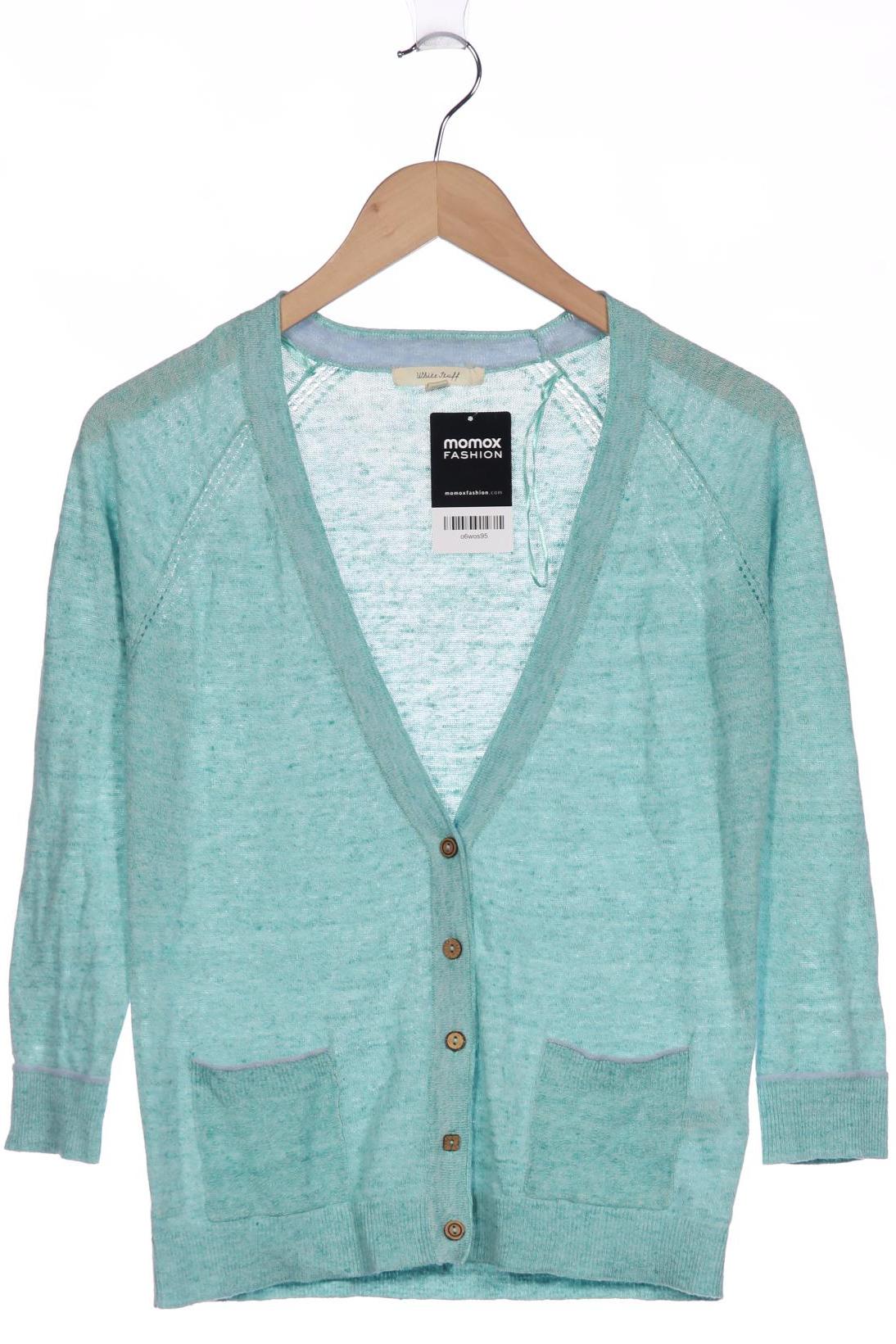 

White Stuff Damen Strickjacke, türkis, Gr. 36