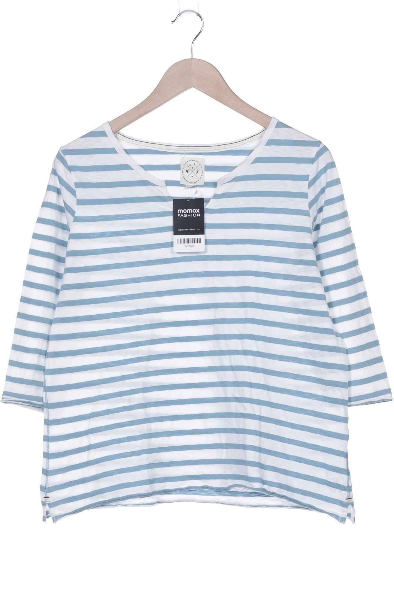 

White Stuff Damen Langarmshirt, türkis, Gr. 42