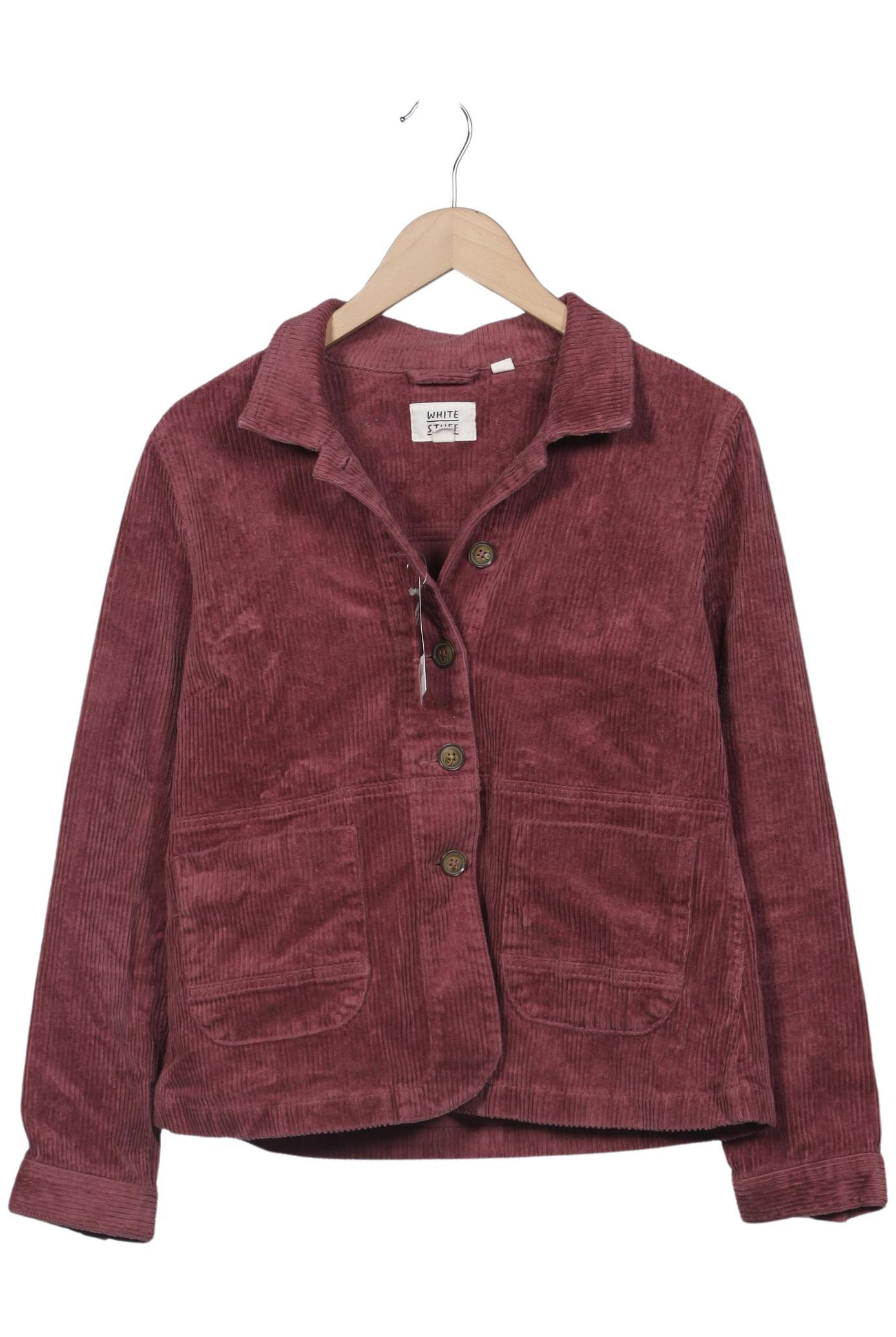 

White Stuff Damen Jacke, bordeaux, Gr. 38